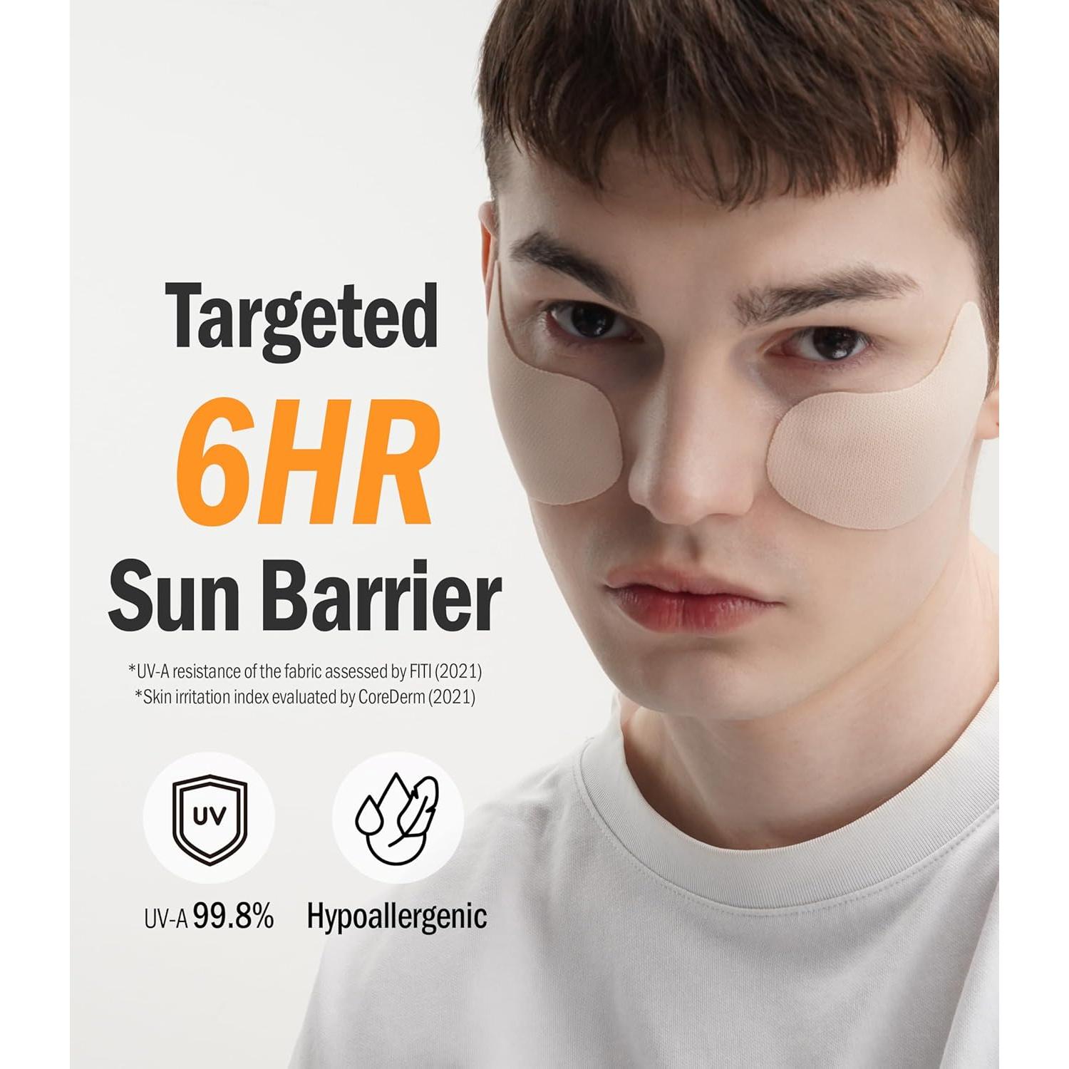 Parches Solares DASHU para Hombre - Gel Refrescante 5 Pares