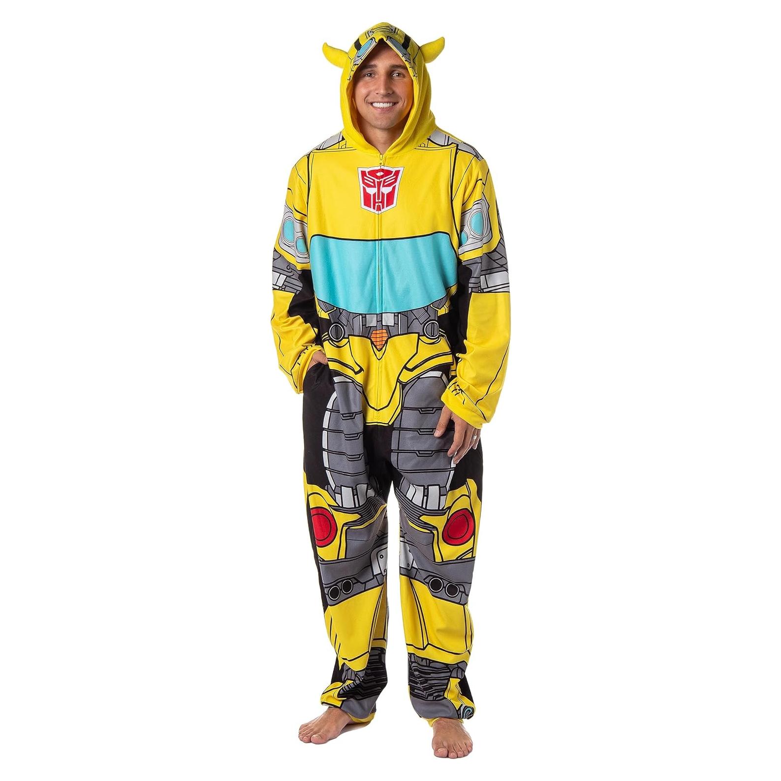 Traje de Unión Transformers Intimo Hombre Bumblebee 1 Pieza
