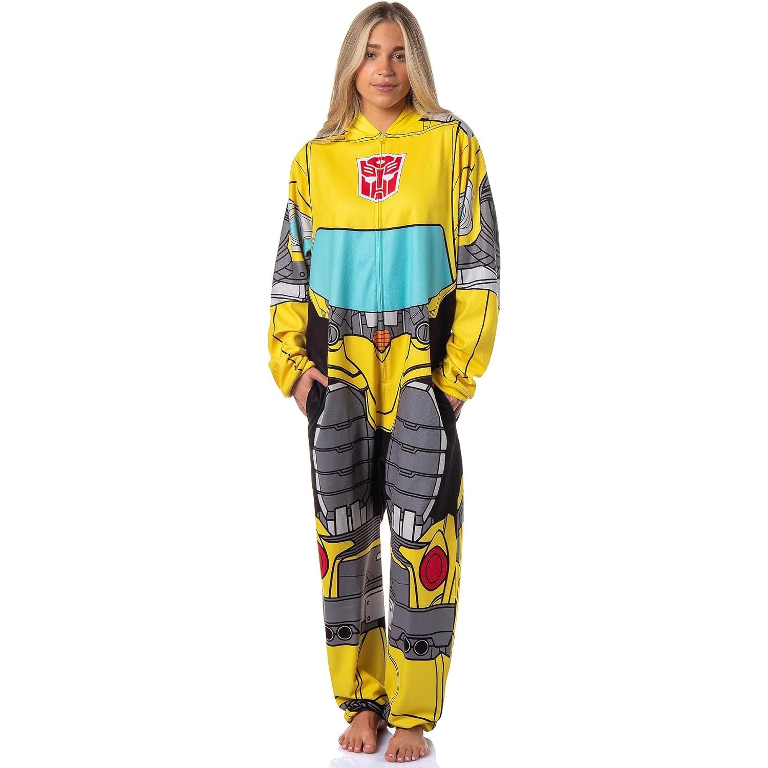 Traje de Unión Transformers Intimo Hombre Bumblebee 1 Pieza