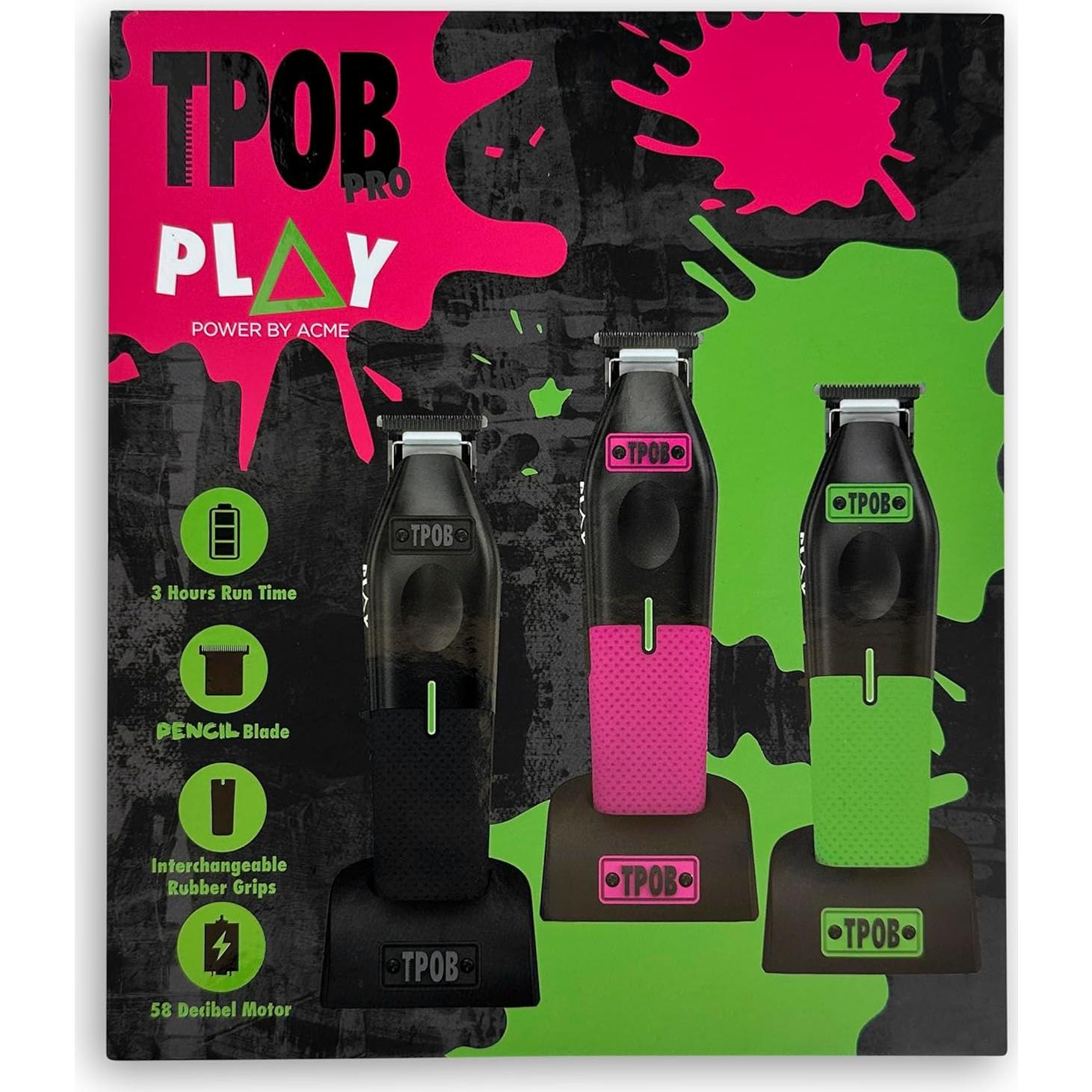 Cortadora de Cabello TPOB PLAY 7000 RPM con Cuchilla Profesional