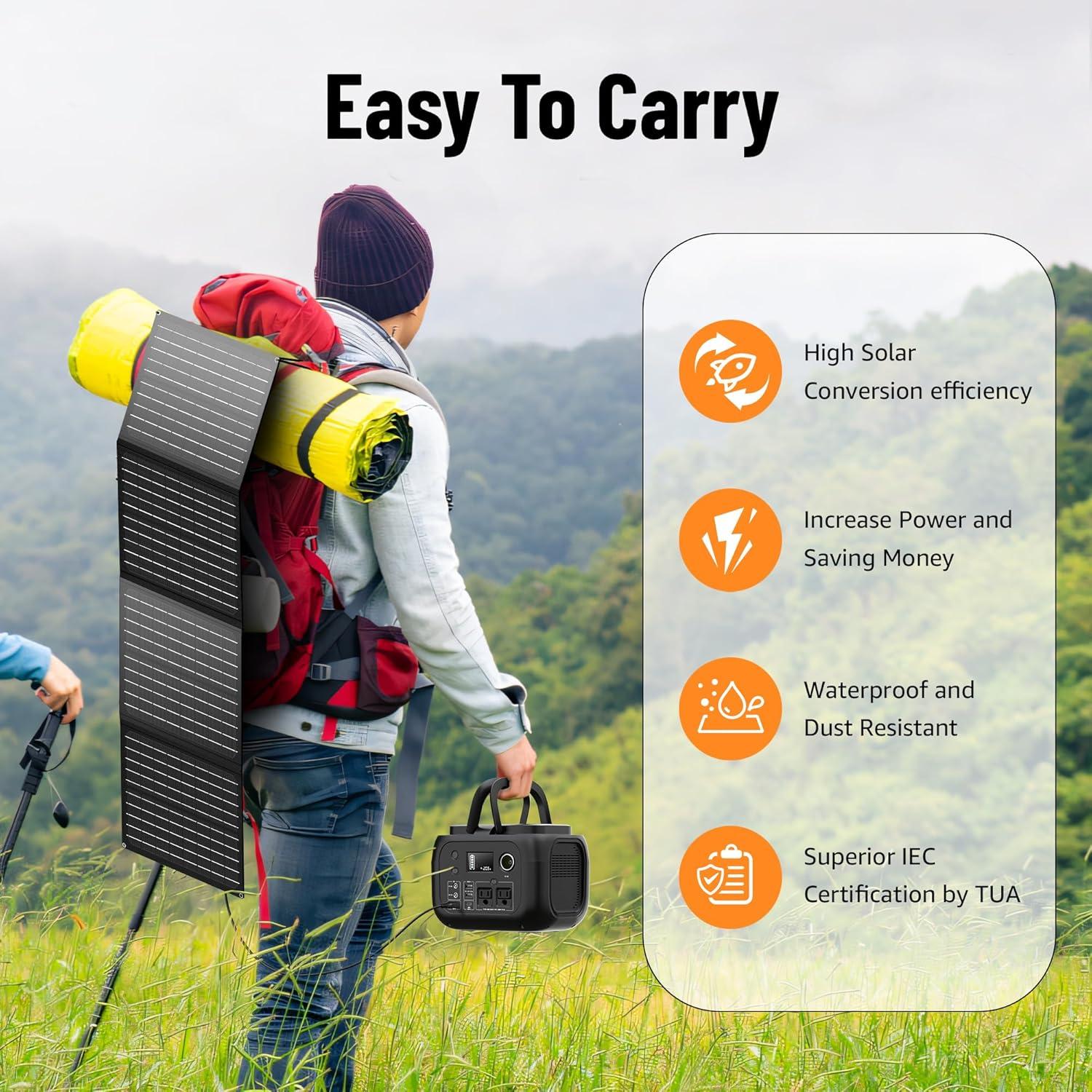 Generador Solar SinKeu G300 300W con Panel 40W Portátil