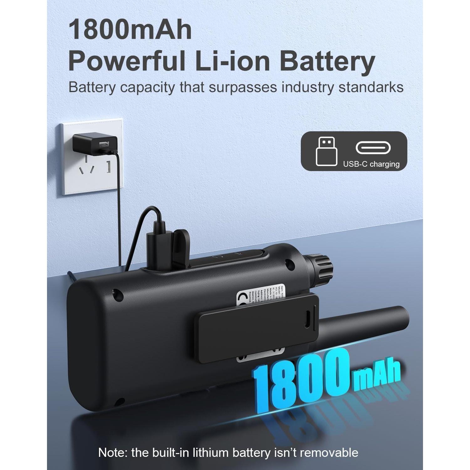 Walkie Talkies NXGKET Recargables 4 Paquete 22 Canales