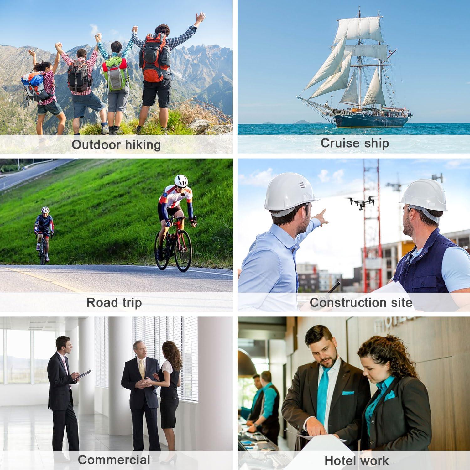 Walkie Talkies NXGKET Recargables 4 Paquete 22 Canales