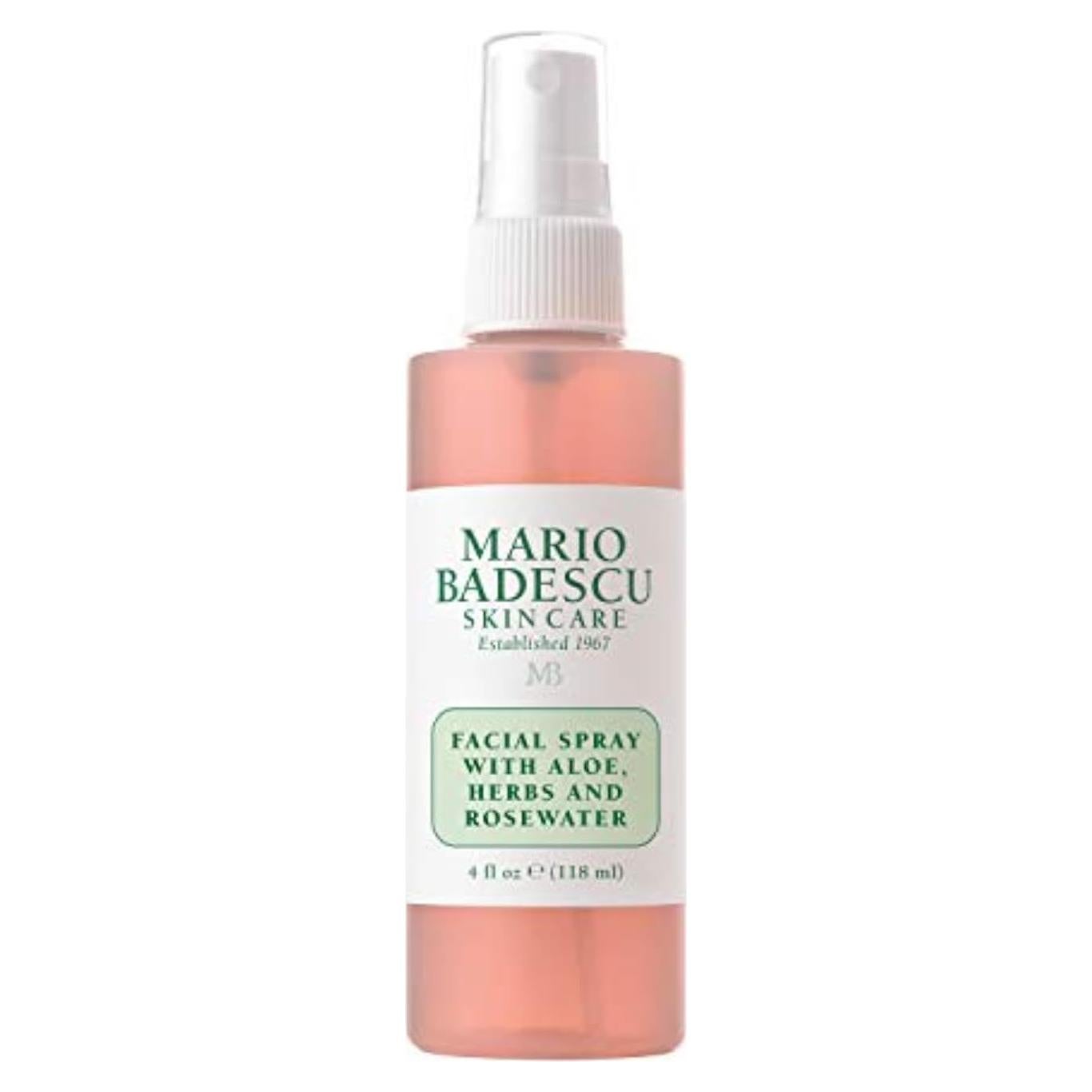 Spray Facial Mario Badescu con Aloe y Rosa 118 ml Hidratante