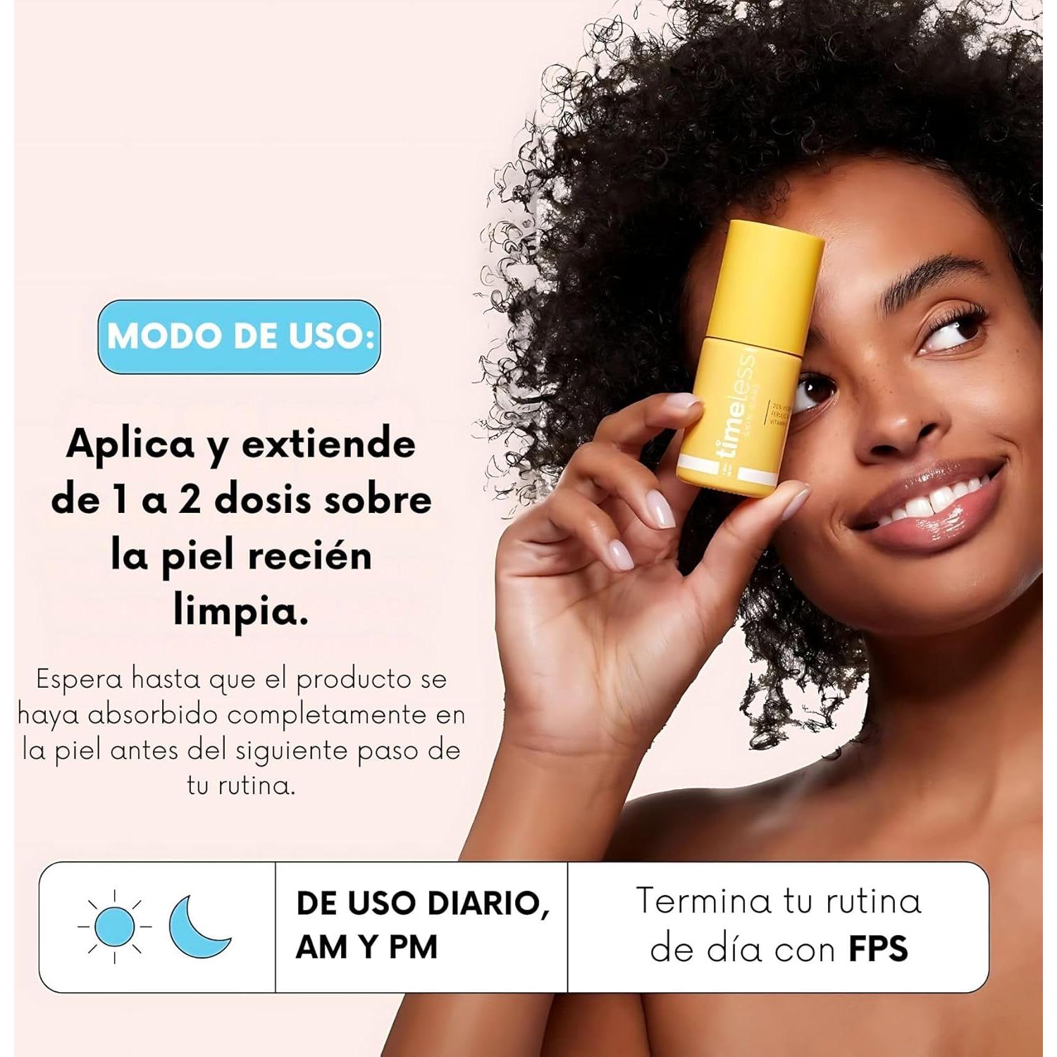 Suero de Vitamina C Timeless Skin Care 30ml Iluminador