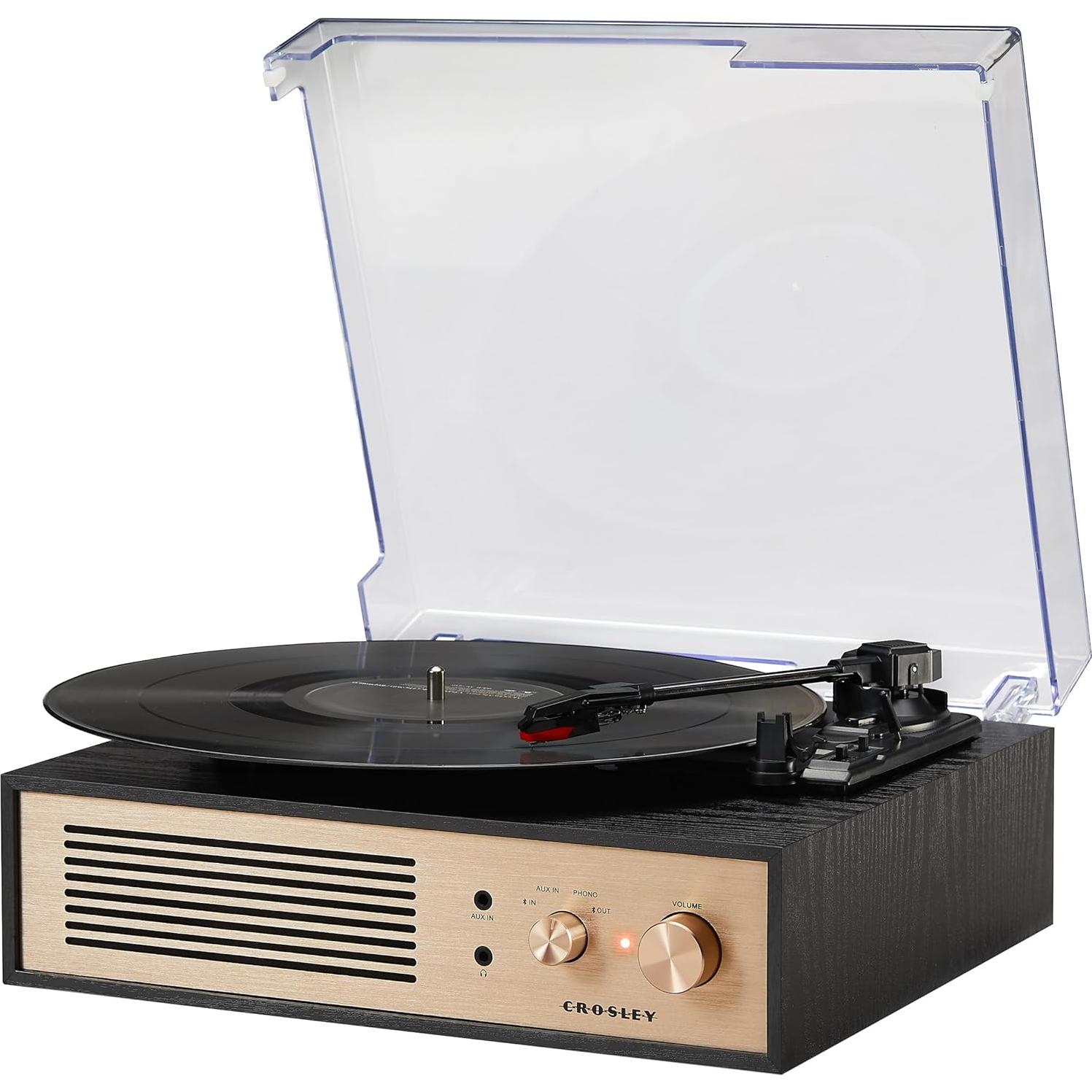 Tocadiscos Bluetooth Crosley CR6045A-BK 3 Velocidades Negro