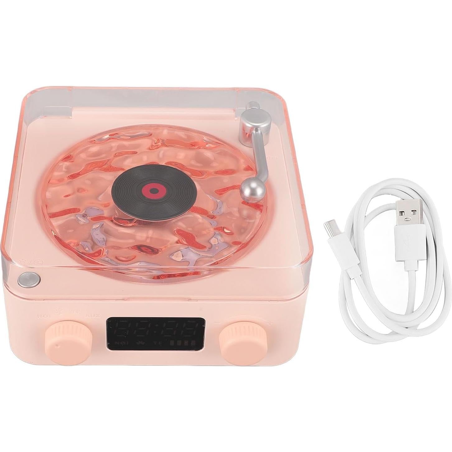 Altavoz Bluetooth 3 en 1 Asixxsix con Luz Nocturna Rosa