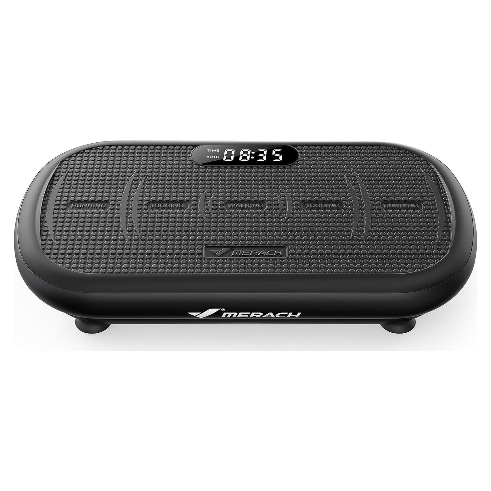 Placa de Vibración MERACH CV40, 440 Lbs, Bluetooth, Pedal Silicona