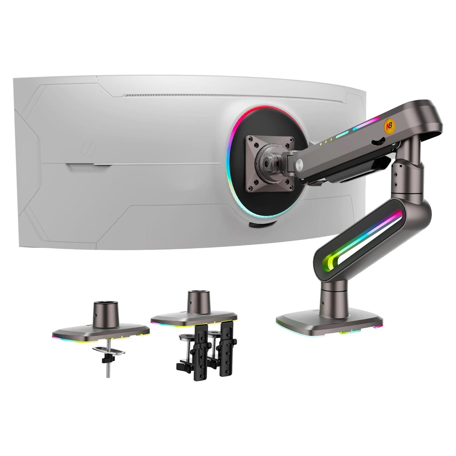 Brazo de Monitor NB Ergonomic F6 para Pantallas 32-60" RGB