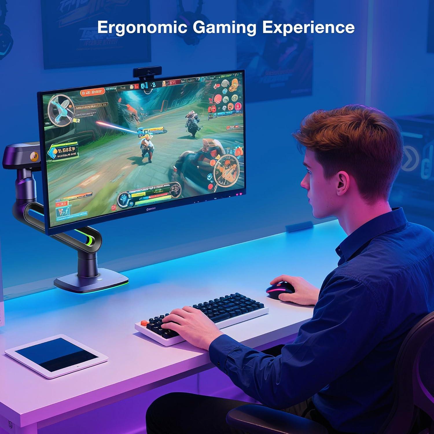 Brazo de Monitor NB Ergonomic F6 para Pantallas 32-60" RGB