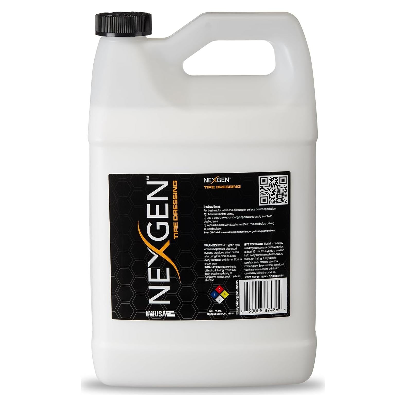 Nexgen Vestido de Neumáticos 1 Galón - Brillo y Protección UV