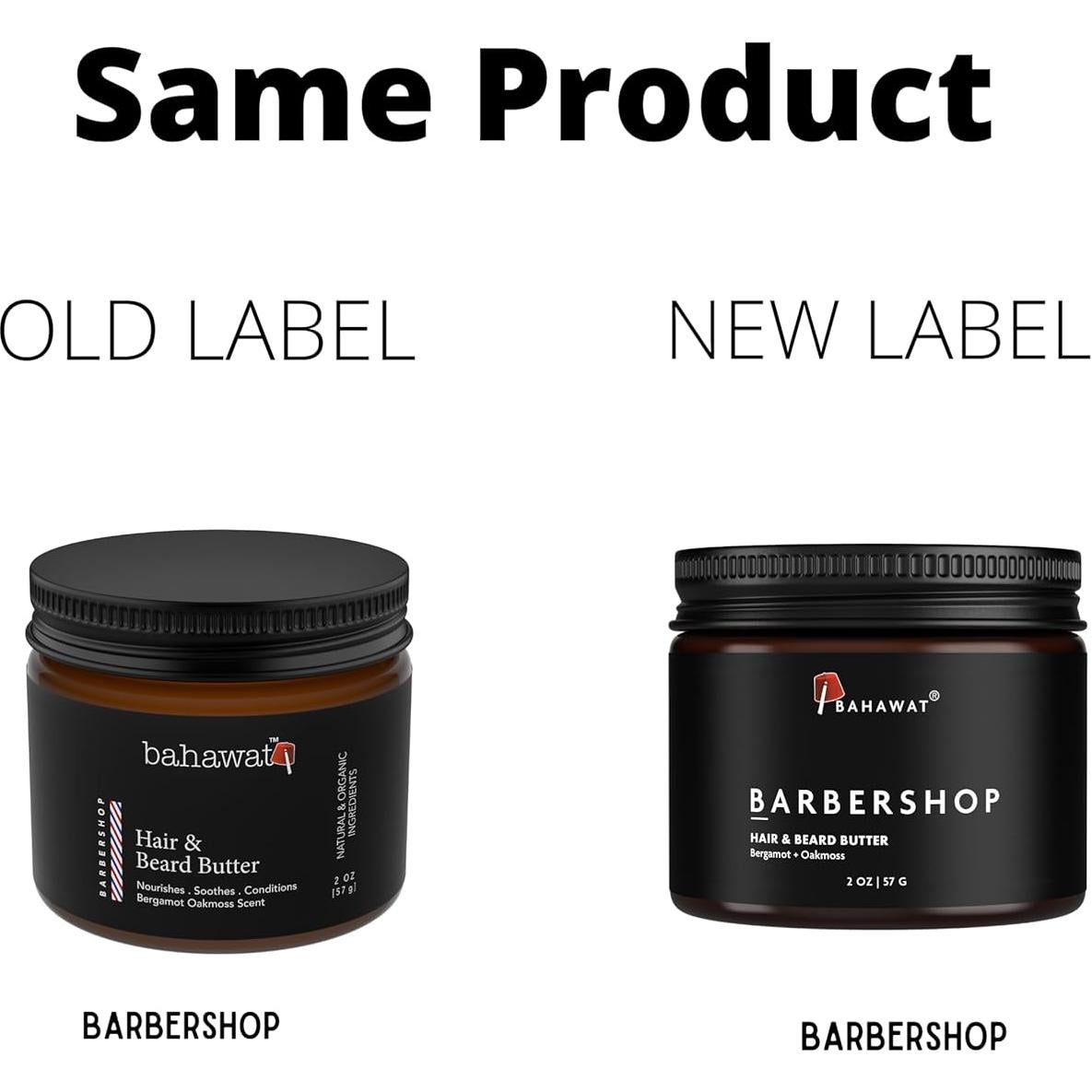 Mantequilla para Cabello y Barba BAHAWAT 150g Acondicionador