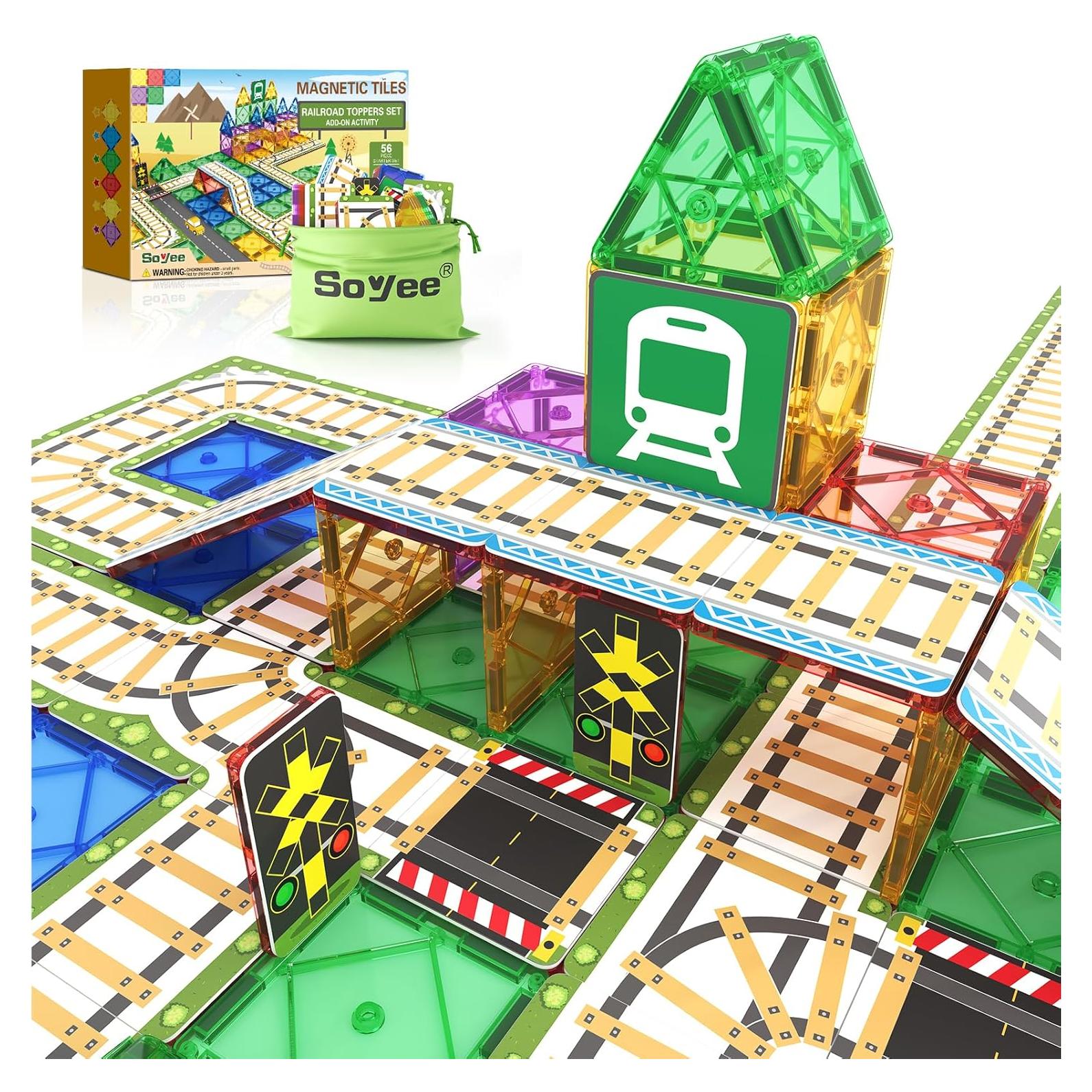 Conjunto de Piezas Magnéticas para Ferrocarril Soyee