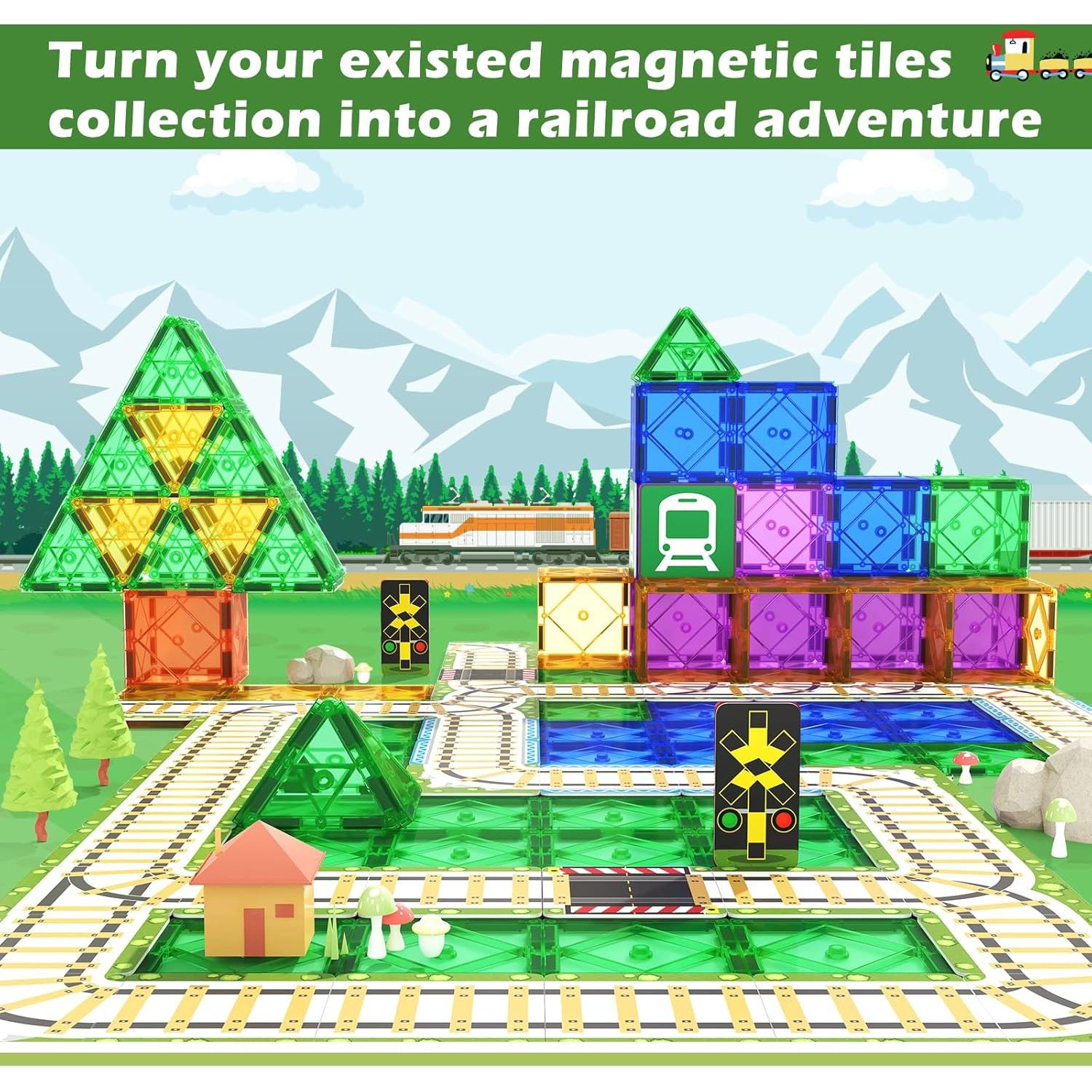 Conjunto de Piezas Magnéticas para Ferrocarril Soyee