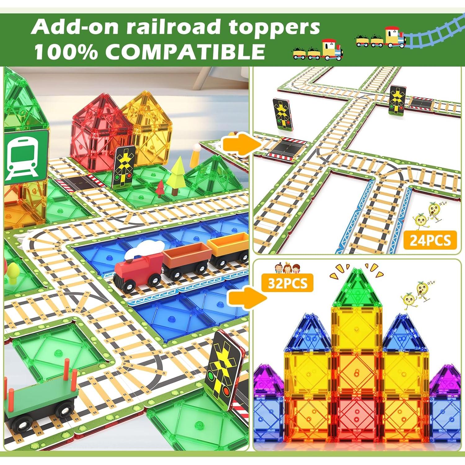 Conjunto de Piezas Magnéticas para Ferrocarril Soyee