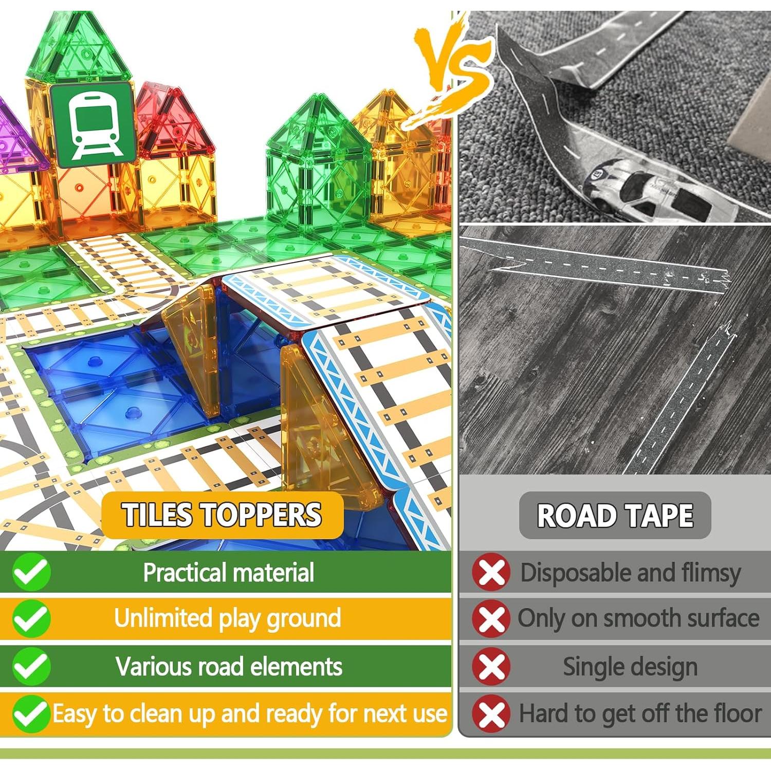 Conjunto de Piezas Magnéticas para Ferrocarril Soyee