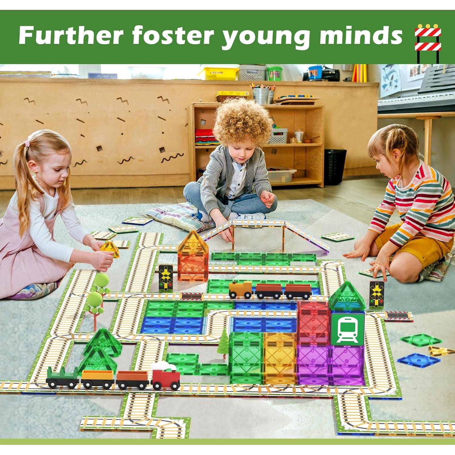 Conjunto de Piezas Magnéticas para Ferrocarril Soyee