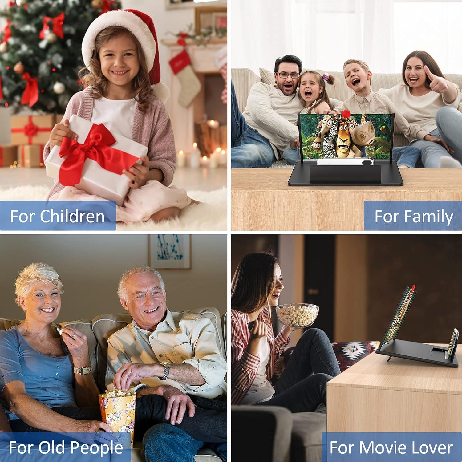 Aumentador de Pantalla 3D HD Fanlory 12" Plegable Negro