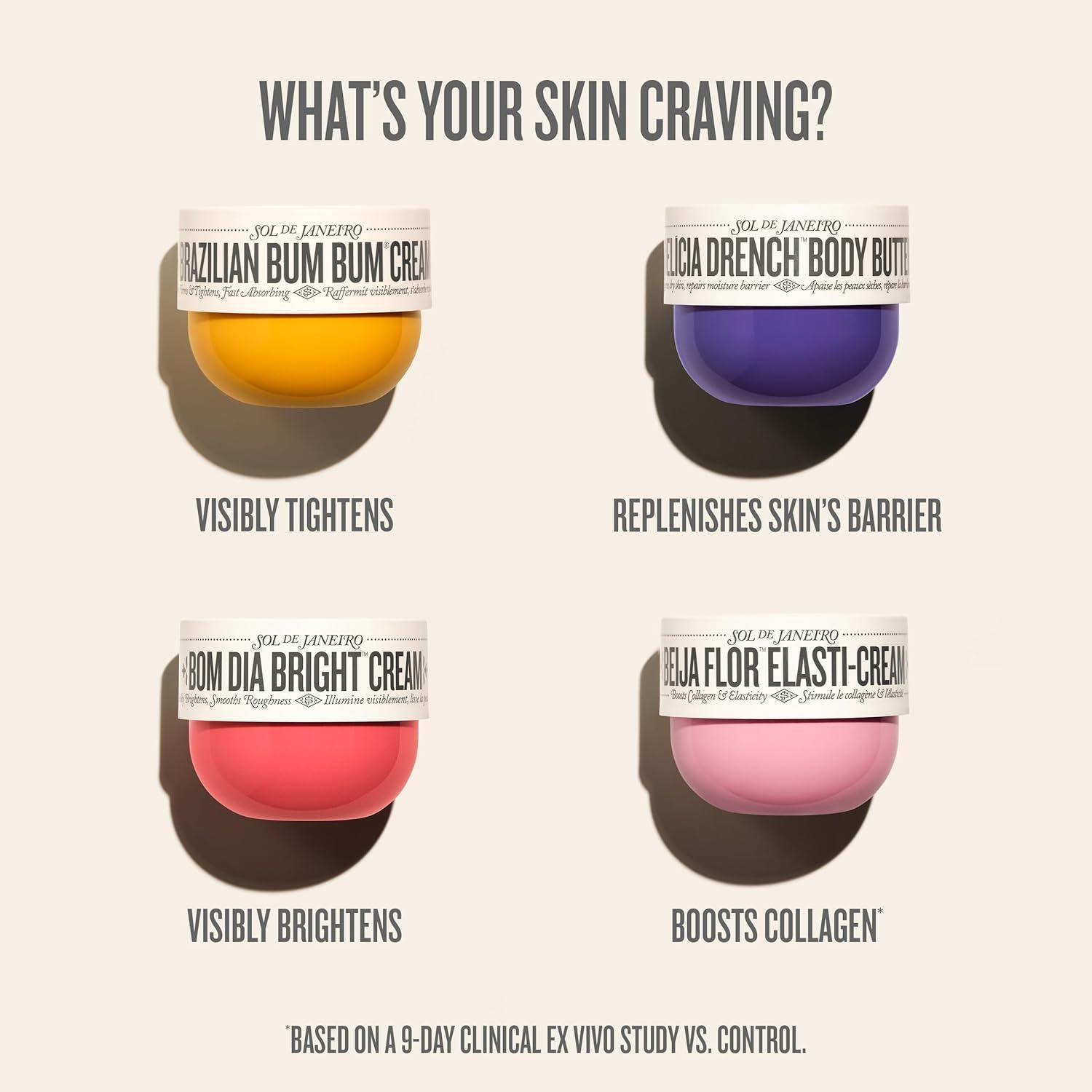 Crema Bum Bum Brasilera Sol de Janeiro 75 mL Hidratante