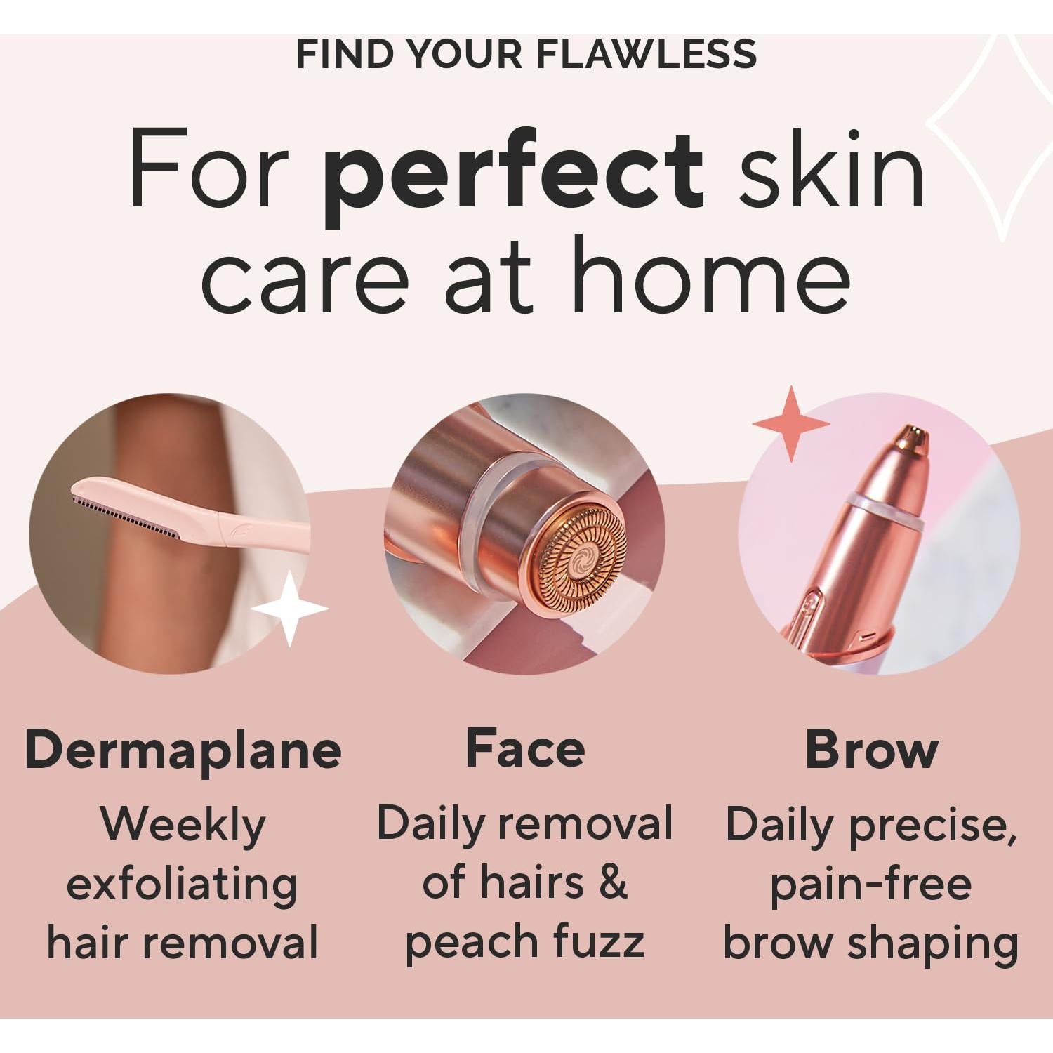 Removedor de Vello de Cejas Flawless para Mujeres