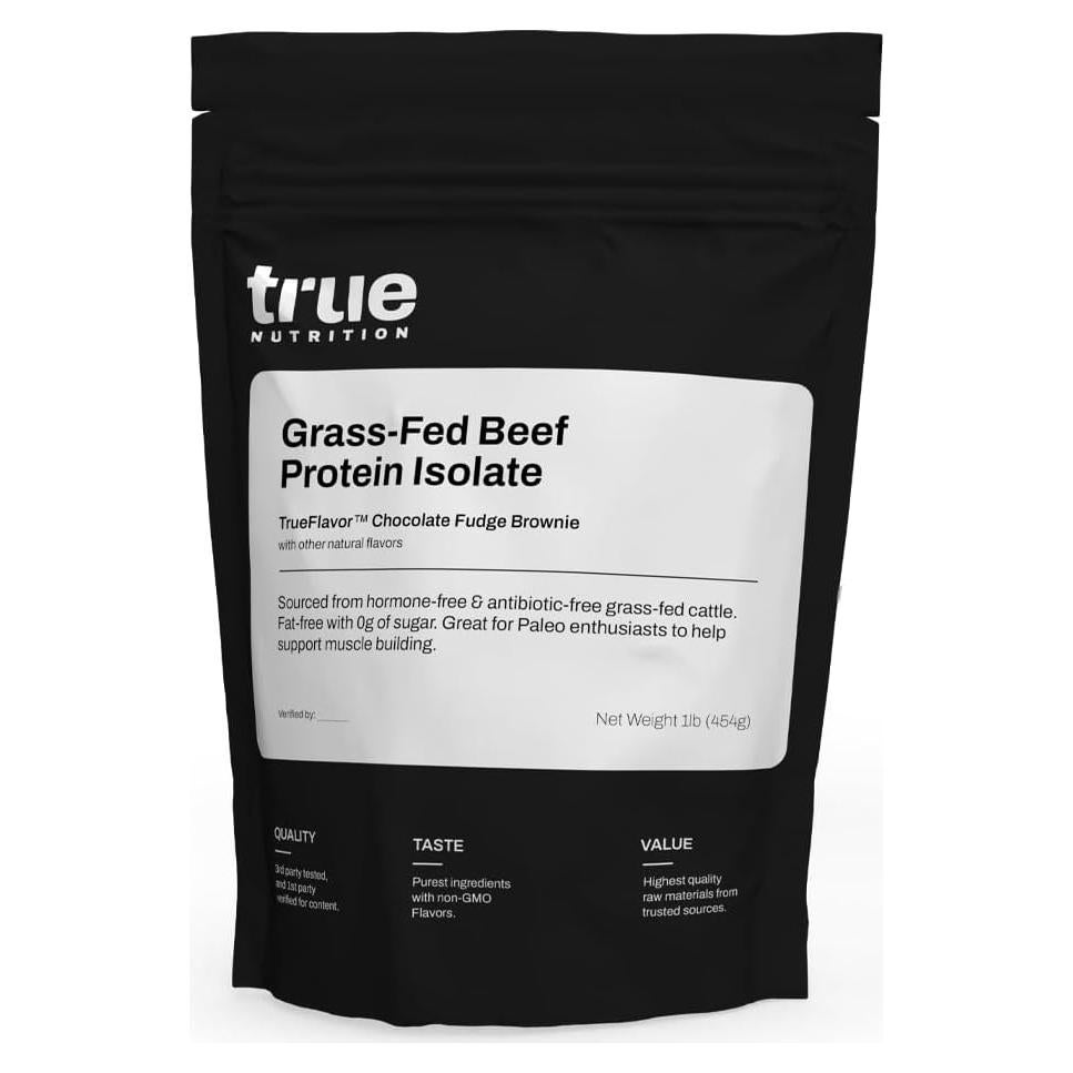 Proteína en Polvo de Res Alimentada con Pasto True Nutrition 0.45kg