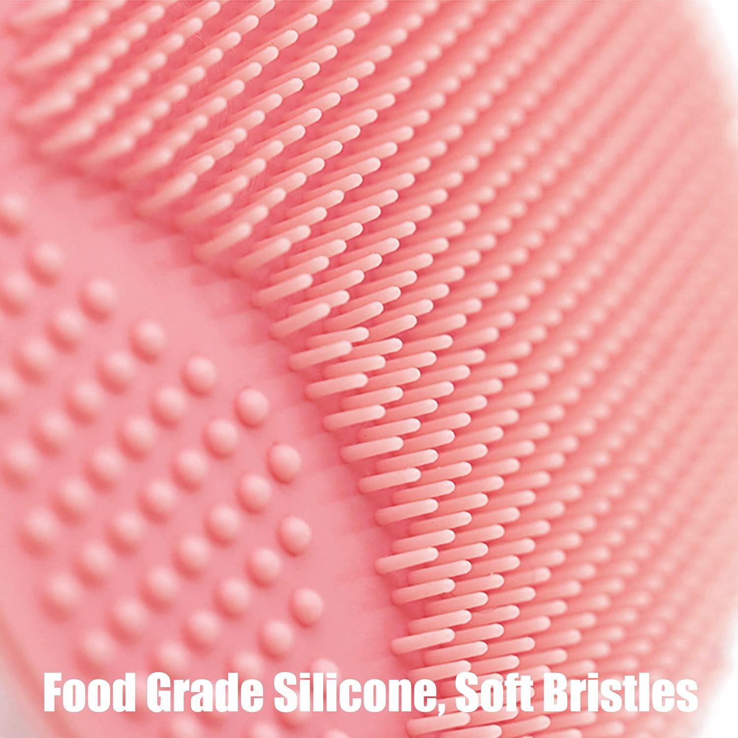 Cepillo Facial de Silicona - 4 Exfoliadores Multicolor