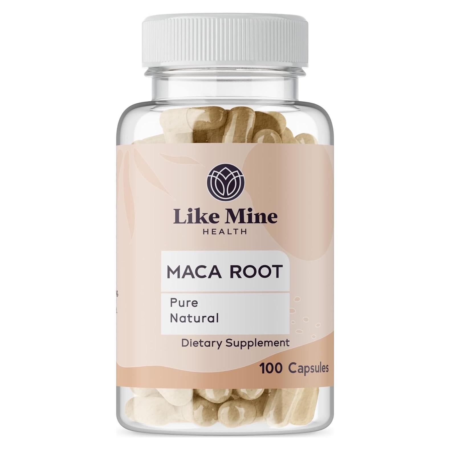 Cápsulas de Raíz de Maca Like Mine 100 Unidades Puras