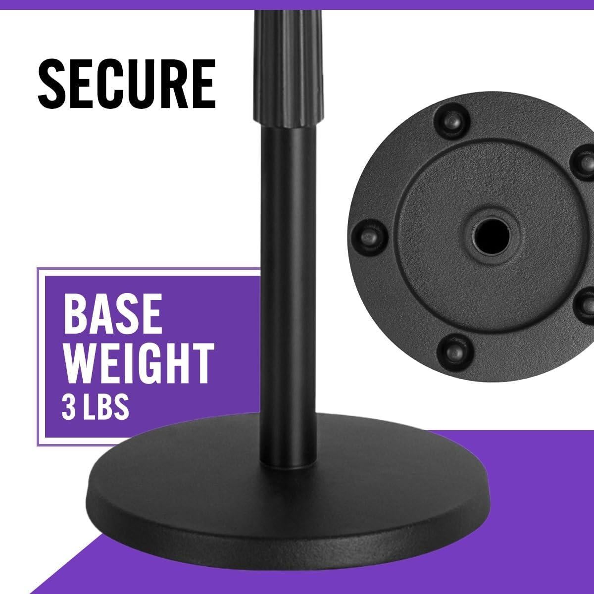 Soporte de Micrófono de Escritorio On-Stage DS8200 Ajustable