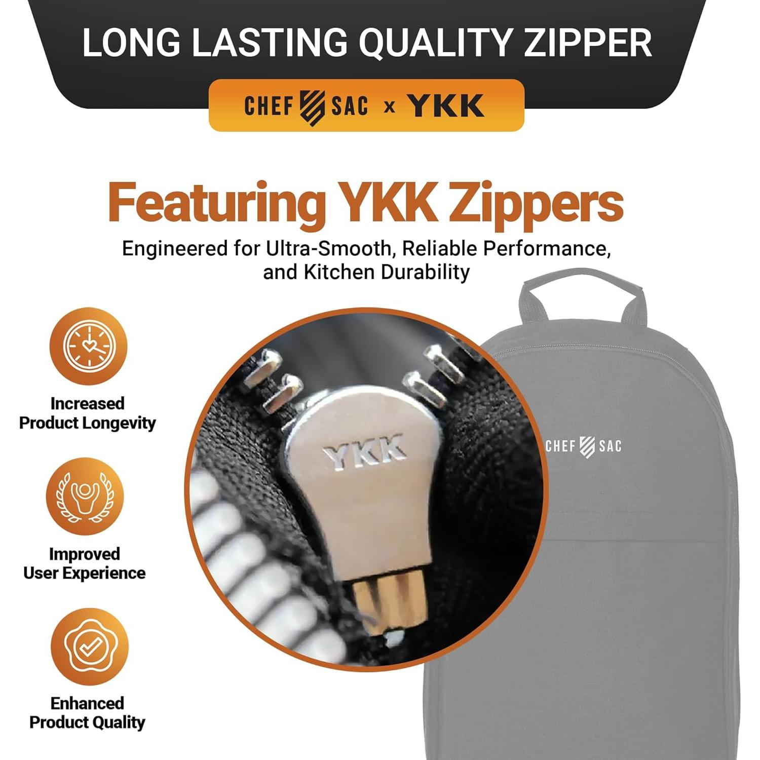 Mochila para Cuchillos Chef Sac | 20+ Bolsillos | Negro