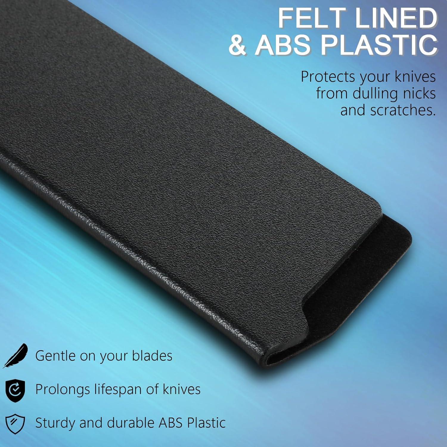 Cubiertas de Cuchillo Aeaocvo 21.8 cm 2 Pcs Protector Universal