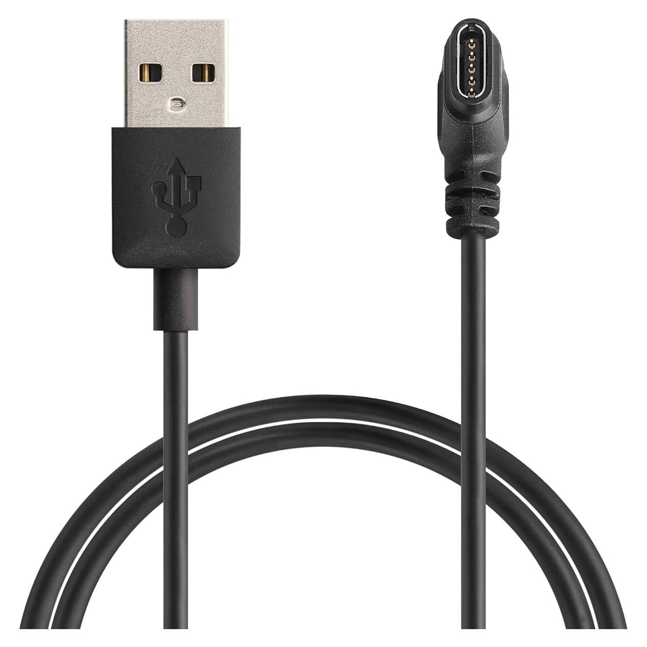 Cargador USB-C kwmobile para Huami Amazfit Falcon - 1m Negro