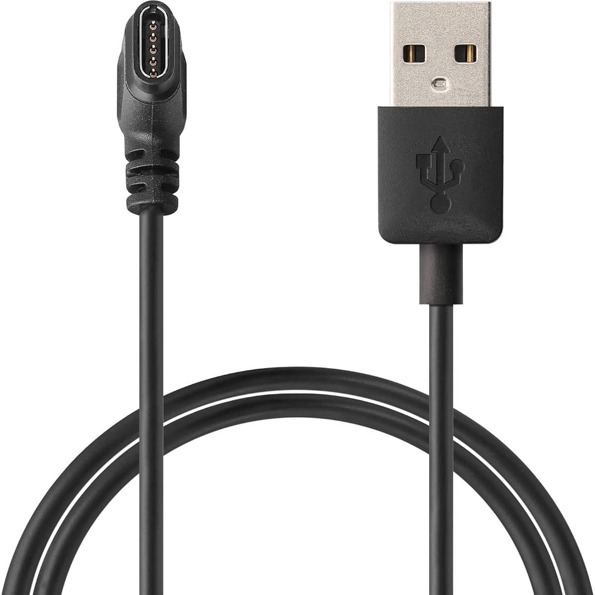 Cargador USB-C kwmobile para Huami Amazfit Falcon - 1m Negro