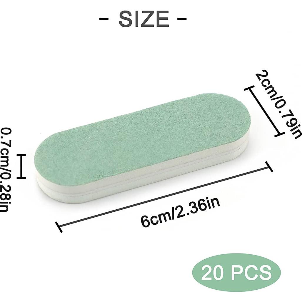 20 Piezas Barra Rectangular Plástico LEEPHONE Pulido Doble Cara