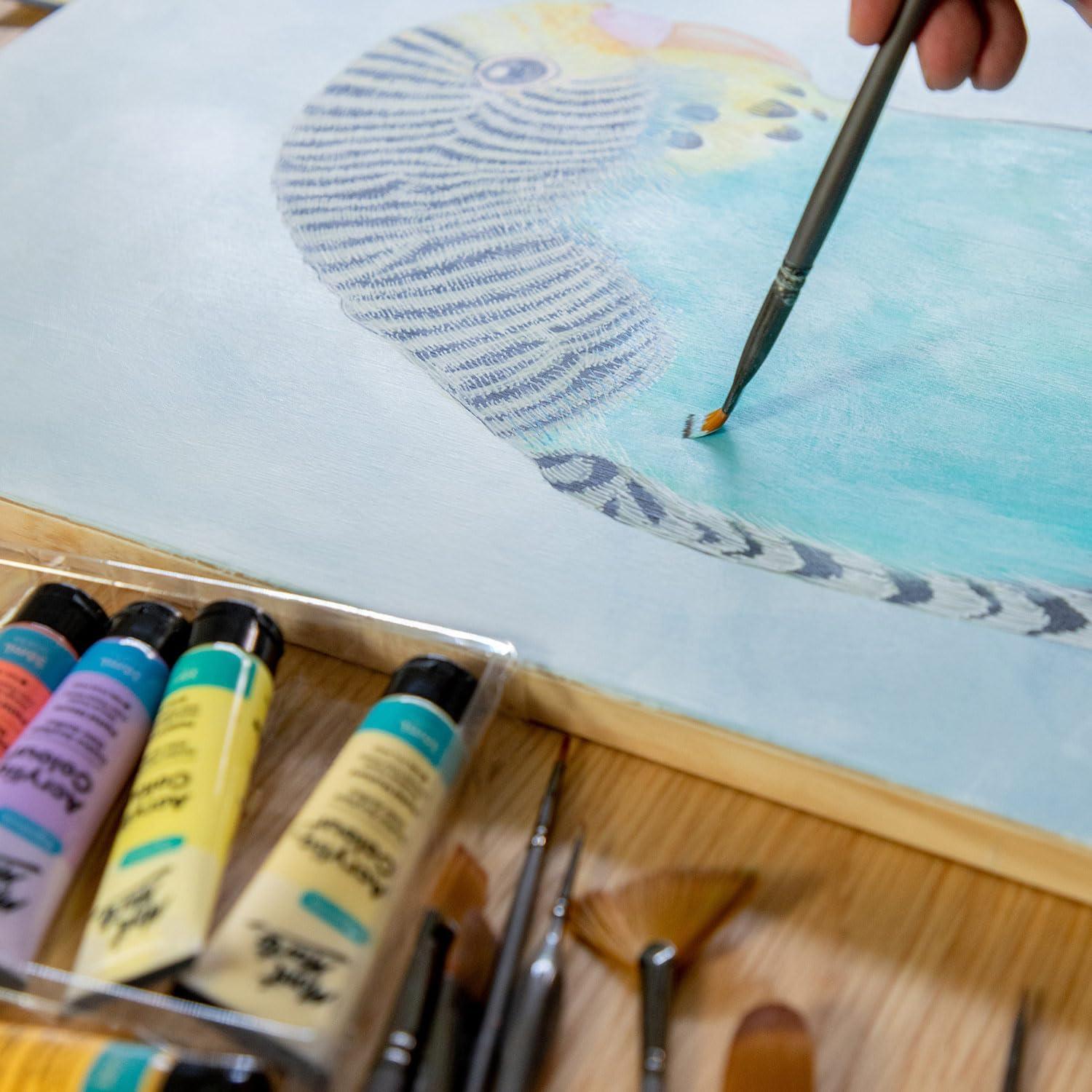 Juego de Pintura Acrílica Pastel Mont Marte 24 Colores 36ml