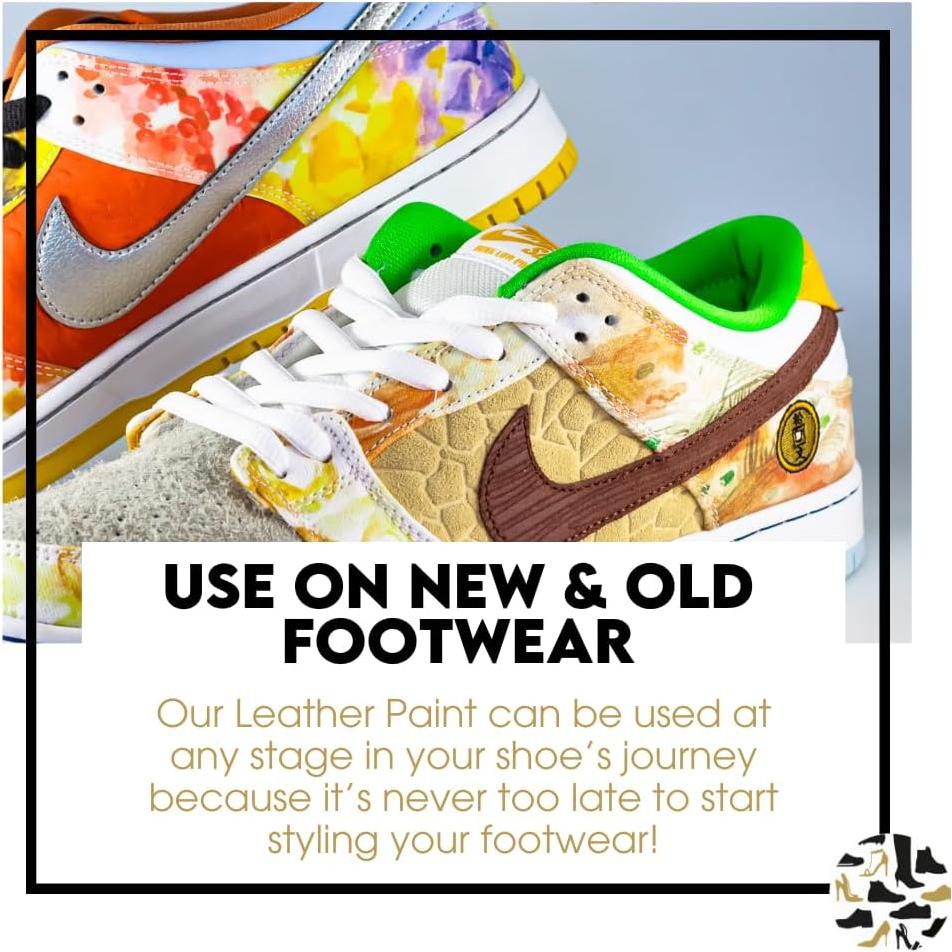 Pintura de Cuero Shoe Clinic 50ml Negra - Resistente y Rápida