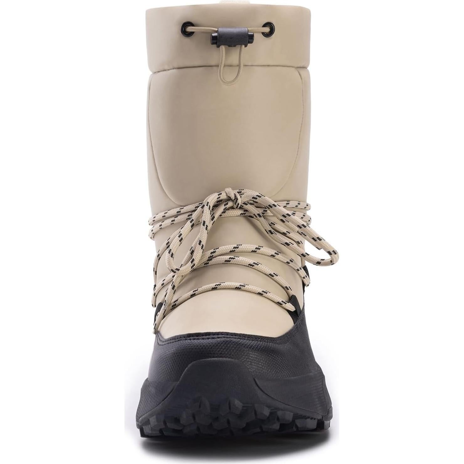 Botas de Nieve para Mujeres EARLDE Impermeables Caqui