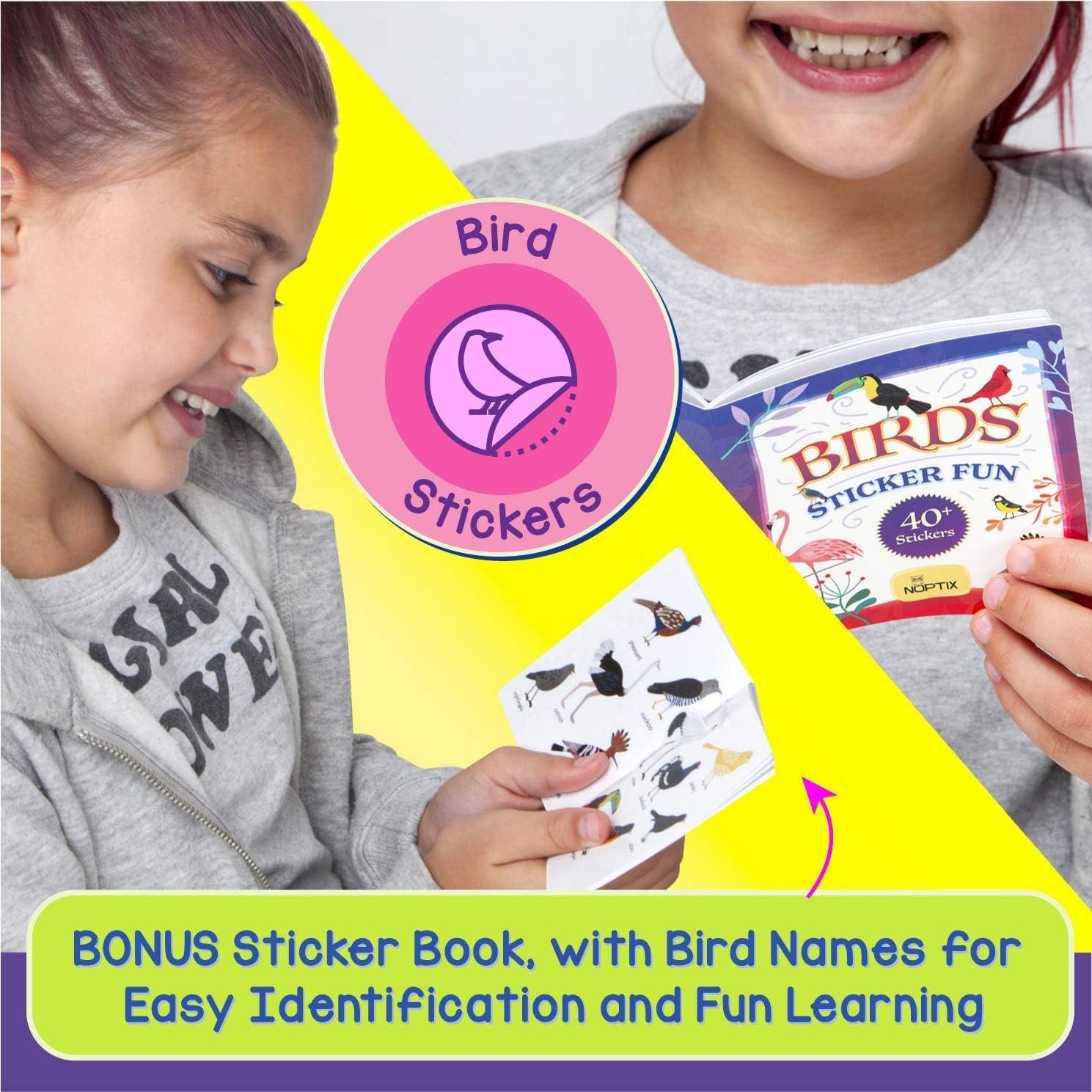 Binoculares Noptix 8x21 para Niños Verde y Azul con Libro