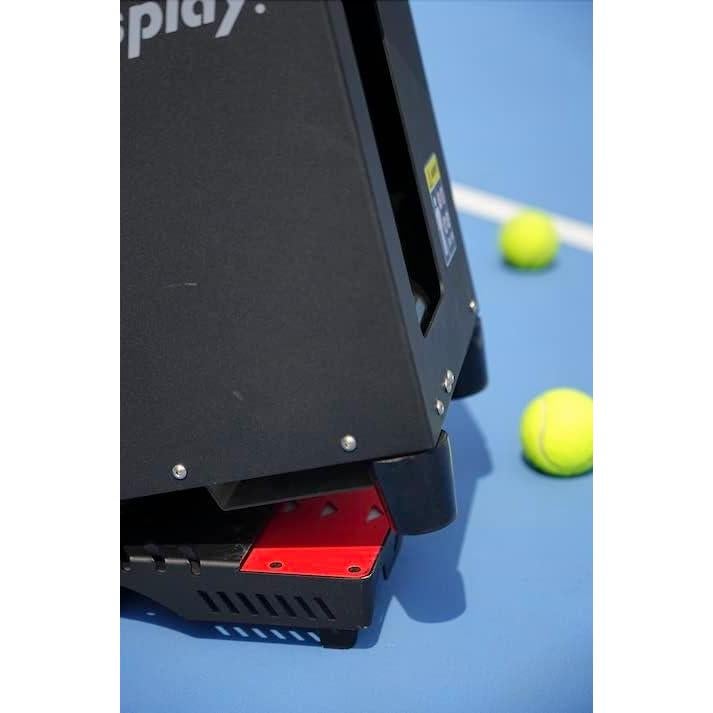 Máquina de Pelotas de Tenis Nisplay N1-C-O, Doble Motor, 11.79kg