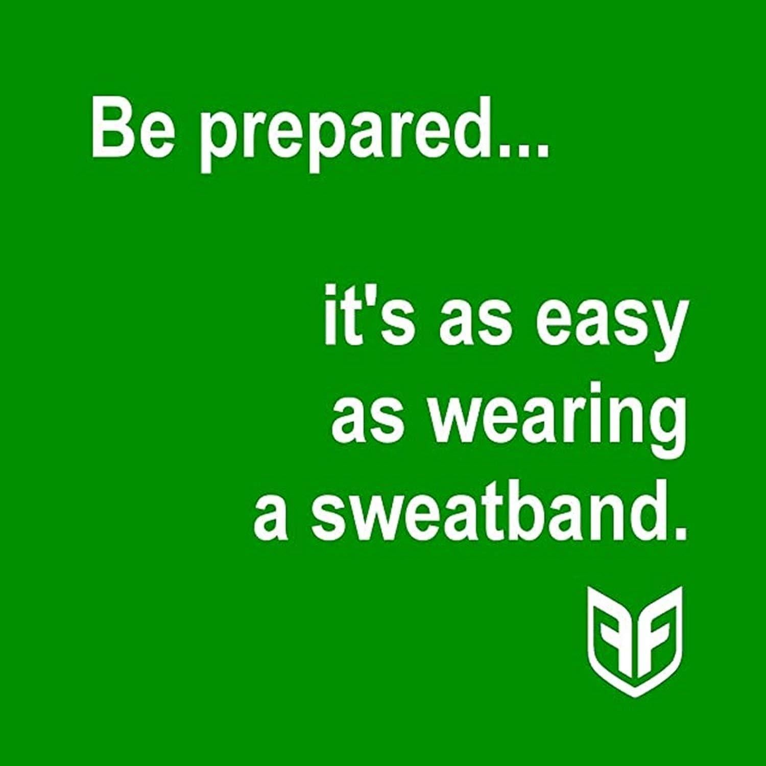 Banda de Sudor Protectora ForceField Grande Negro 18"