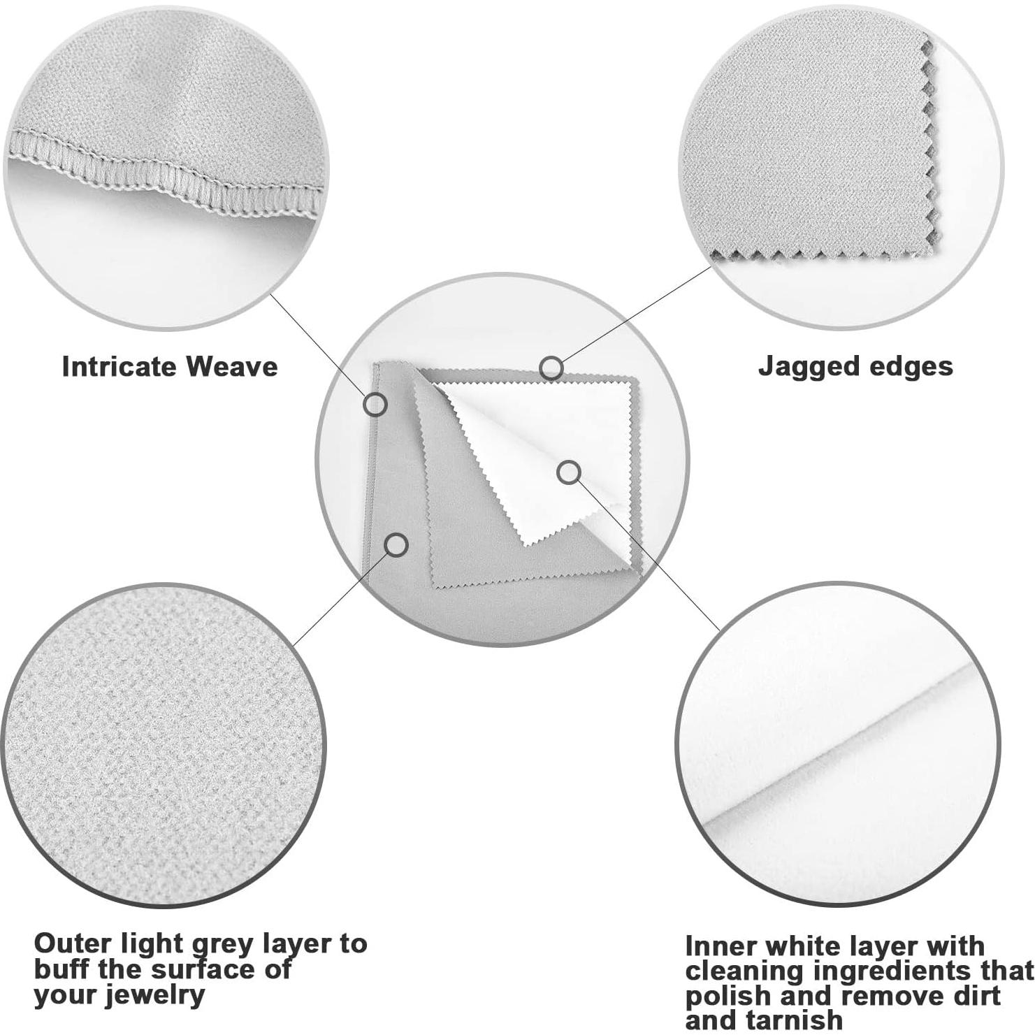 Paño de Limpieza Joyería SEVENWELL 2 Piezas 25x31 cm