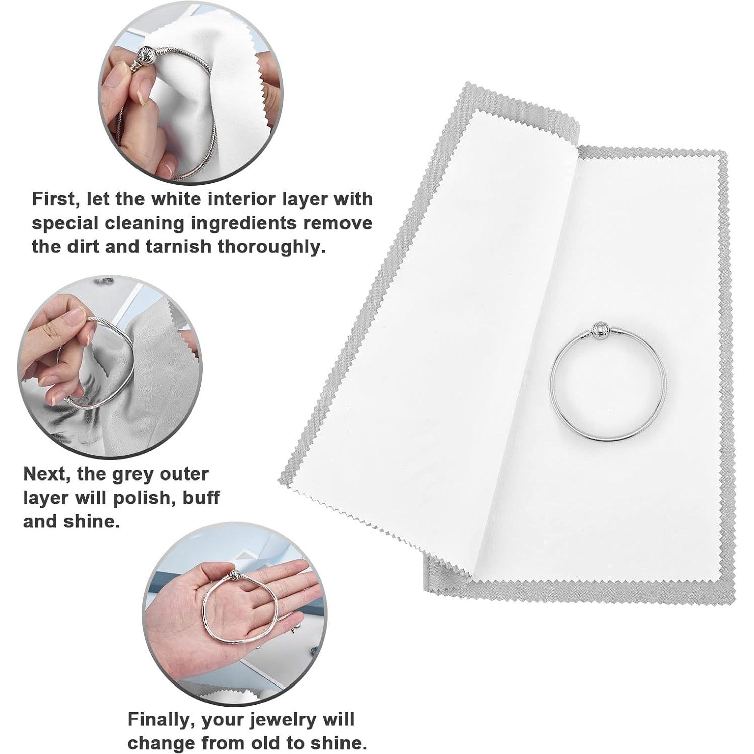 Paño de Limpieza Joyería SEVENWELL 2 Piezas 25x31 cm