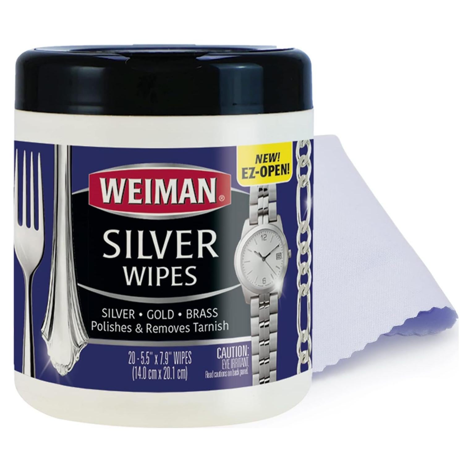 Toallitas limpiadoras Weiman para joyería - 20 unidades