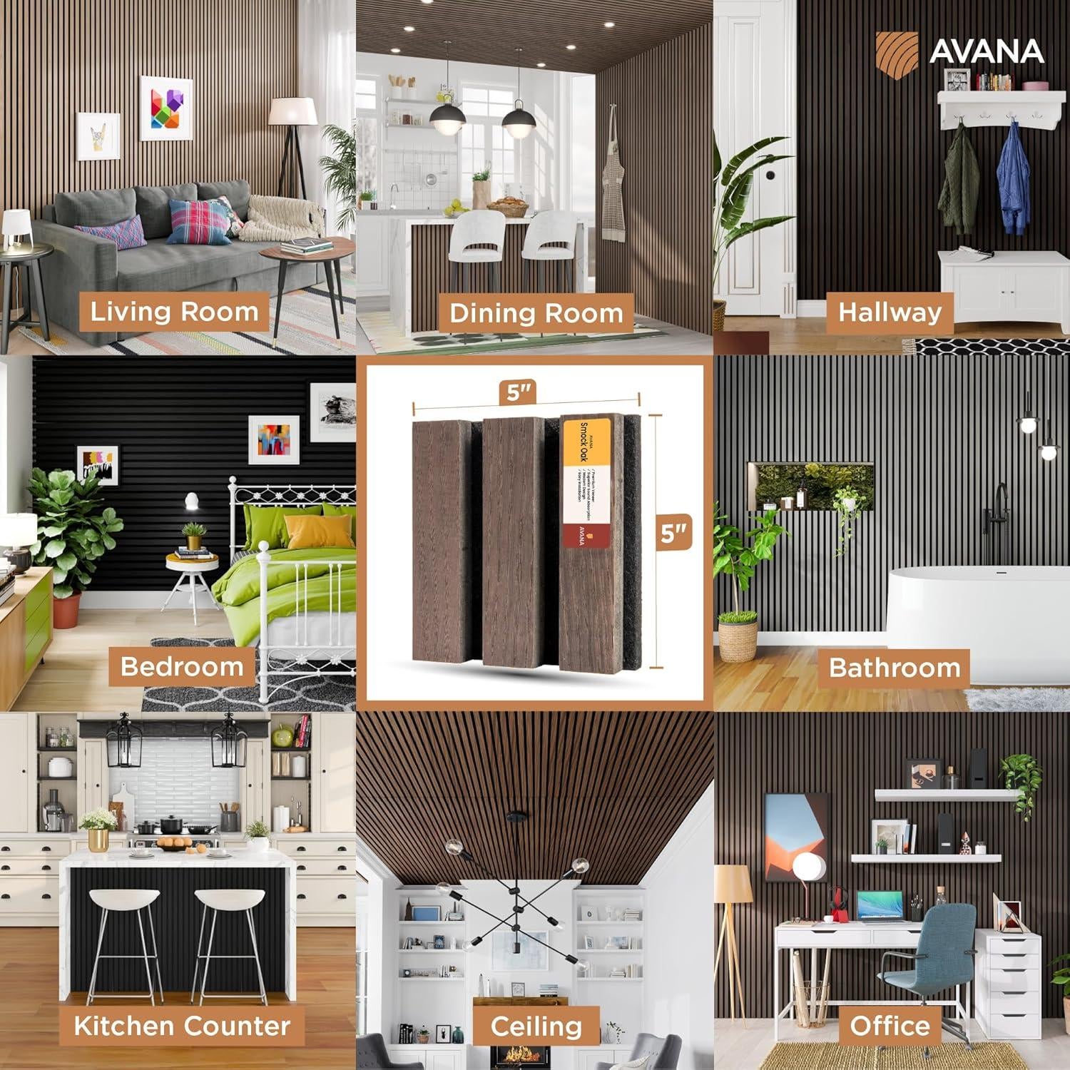 Paquete de Muestras de Paneles Acústicos Avana - 11 PCs