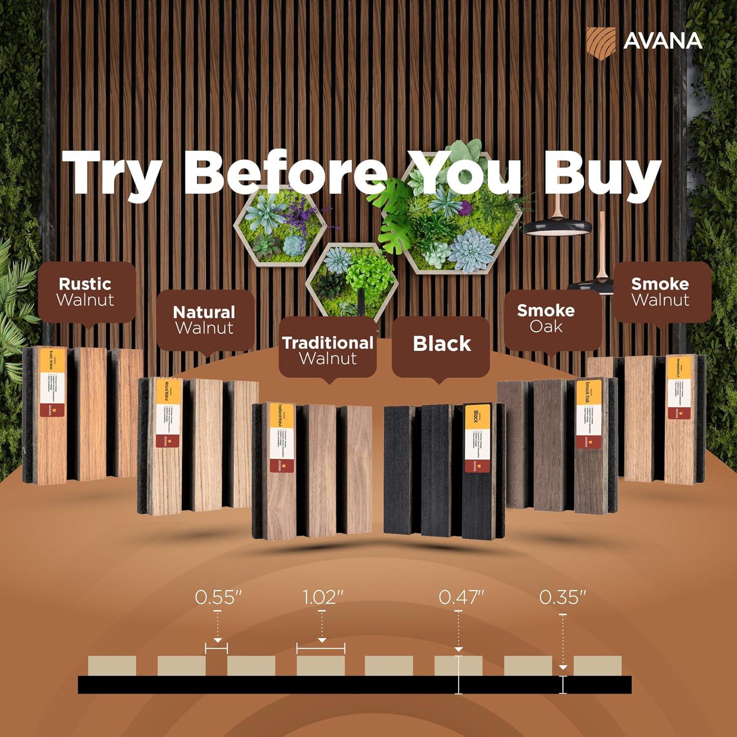 Paquete de Muestras de Paneles Acústicos Avana - 11 PCs