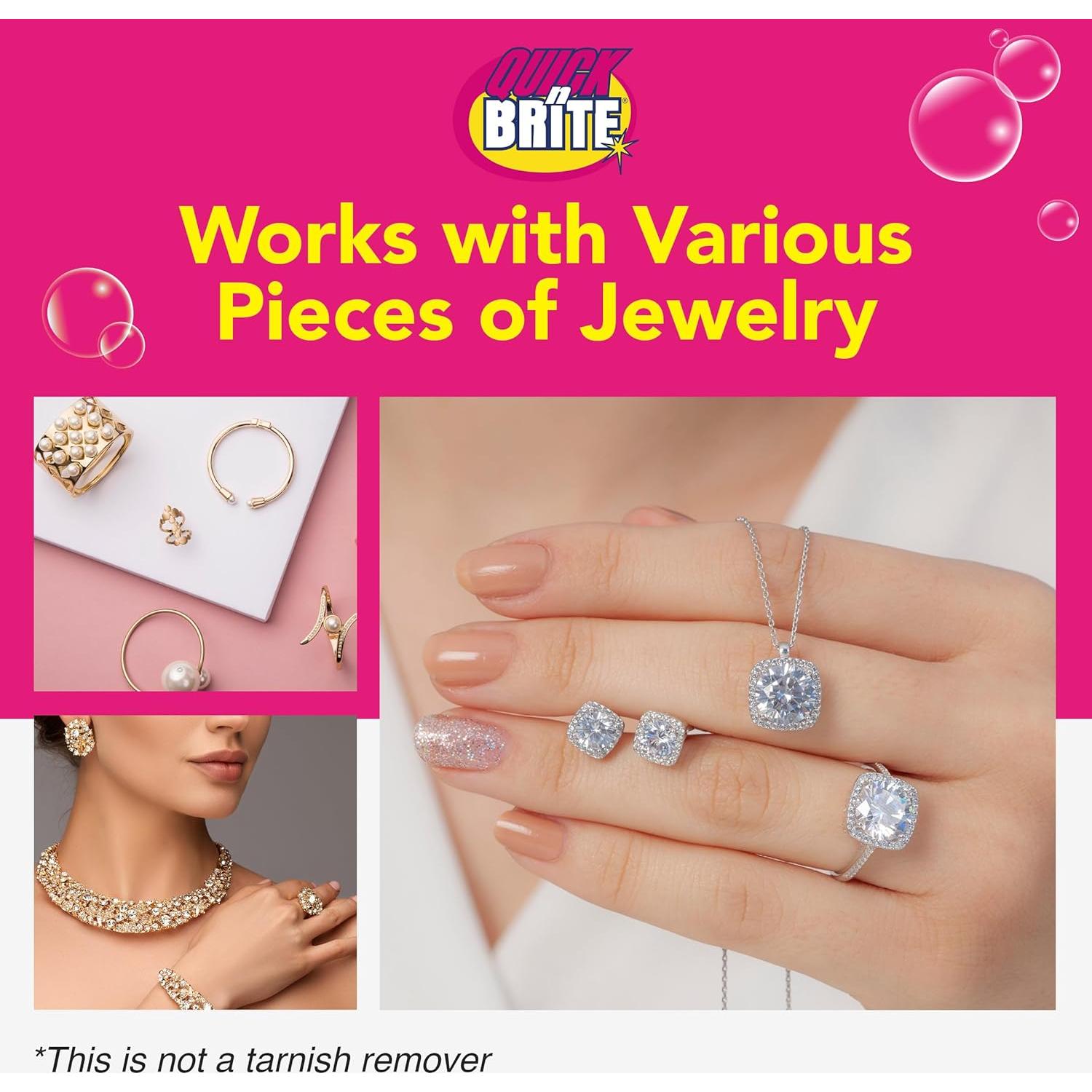 Kit de limpieza de joyas Quick N Brite 16 oz 5 piezas