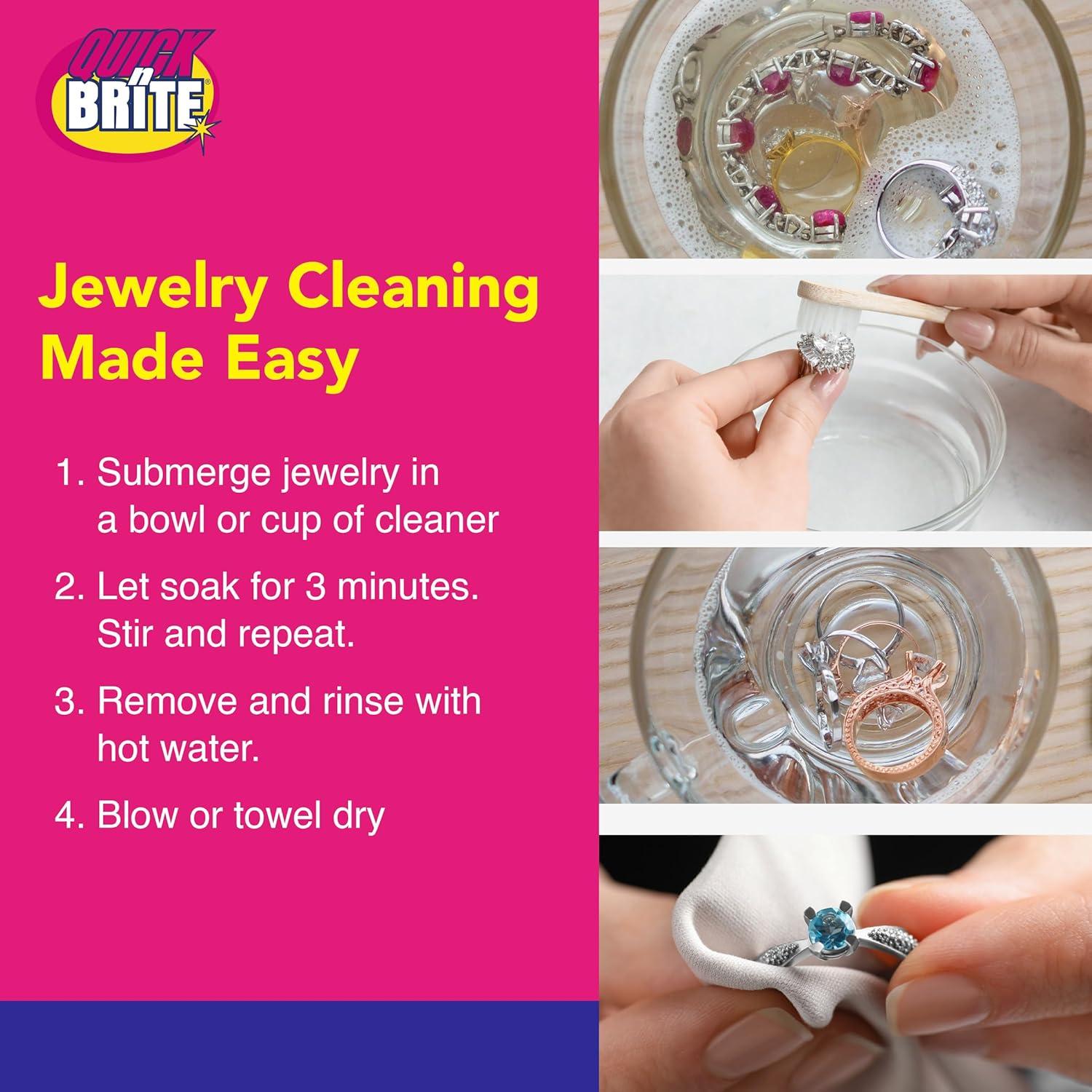 Kit de limpieza de joyas Quick N Brite 16 oz 5 piezas