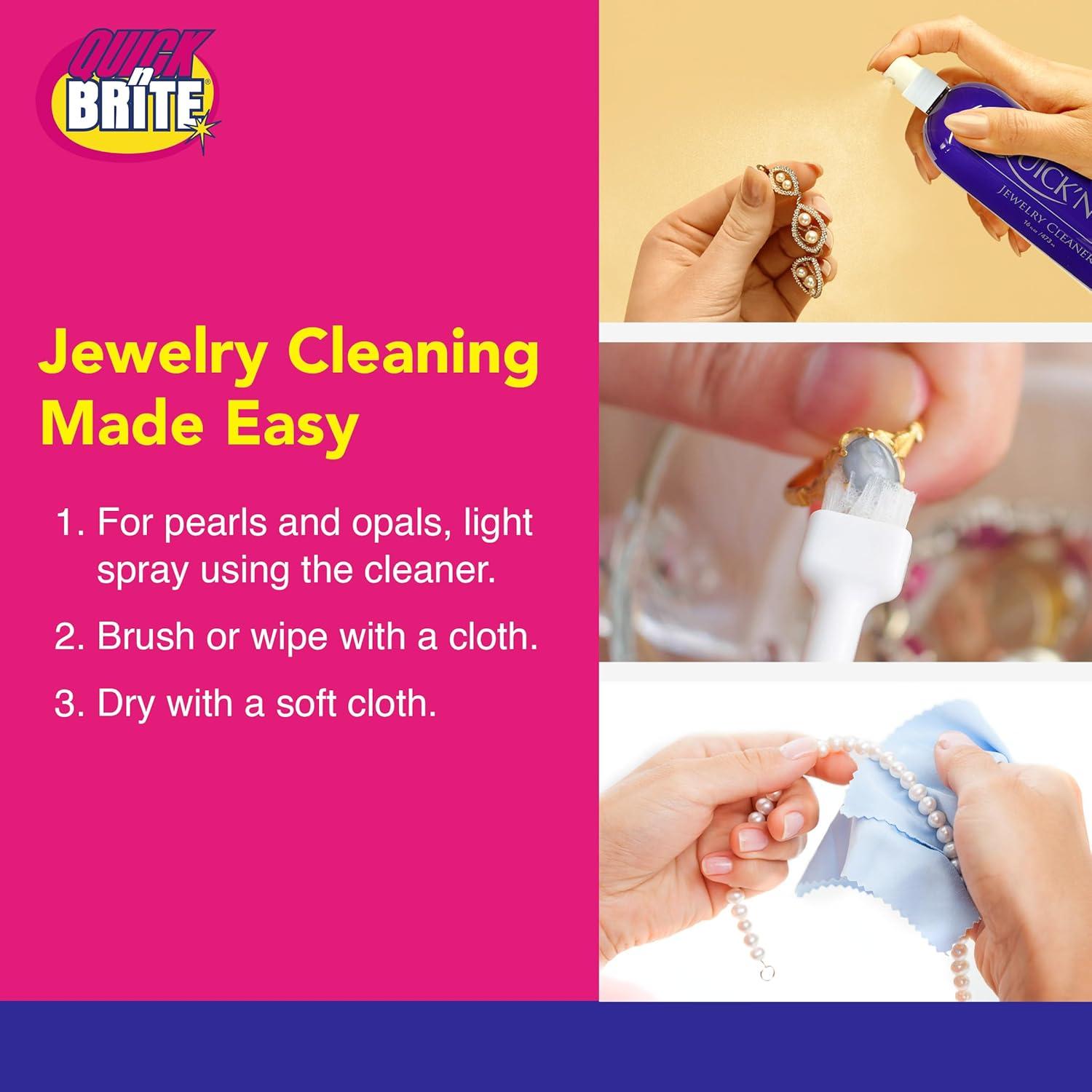 Kit de limpieza de joyas Quick N Brite 16 oz 5 piezas