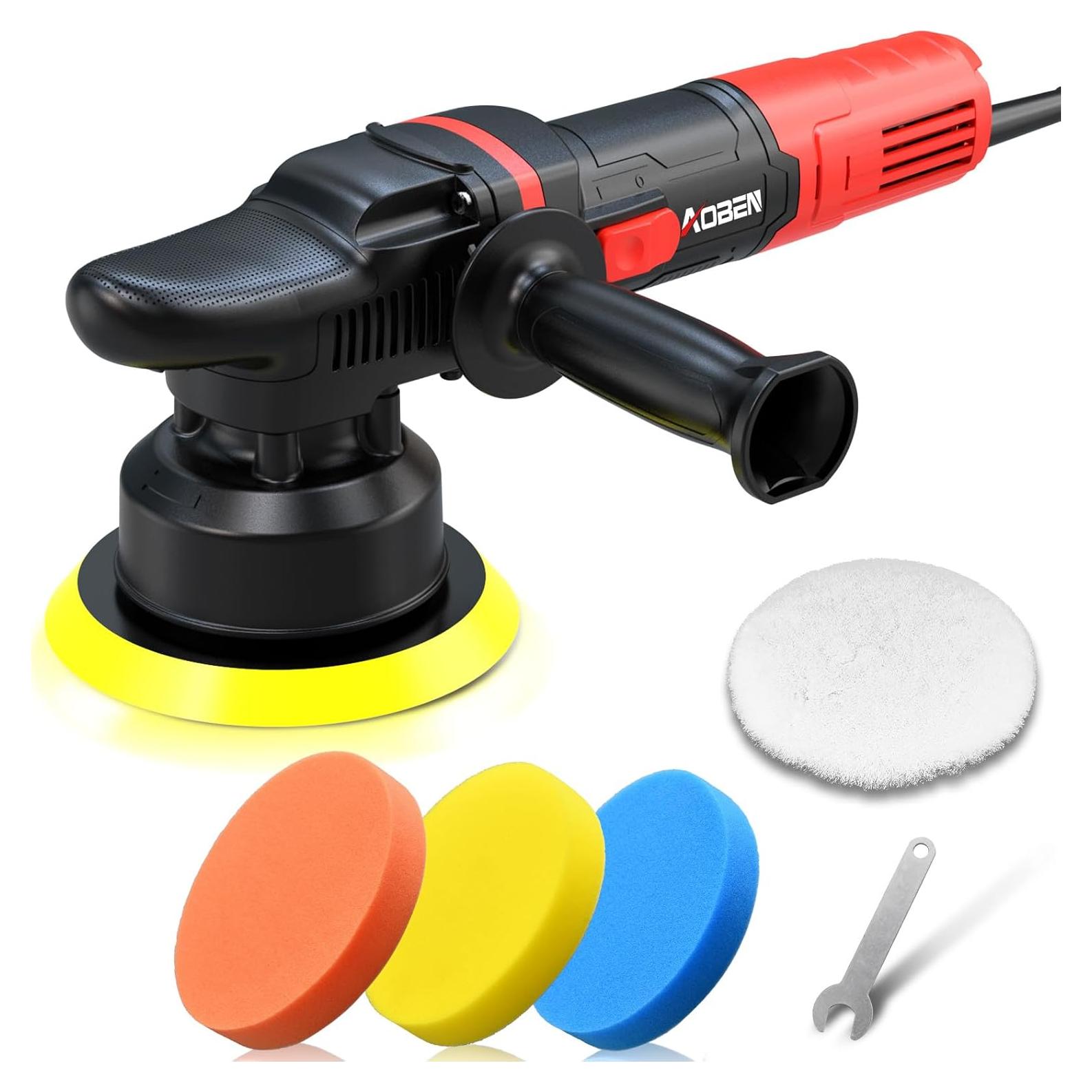 Pulidor de Coche AOBEN 6" 700W 6 Velocidades Multiusos