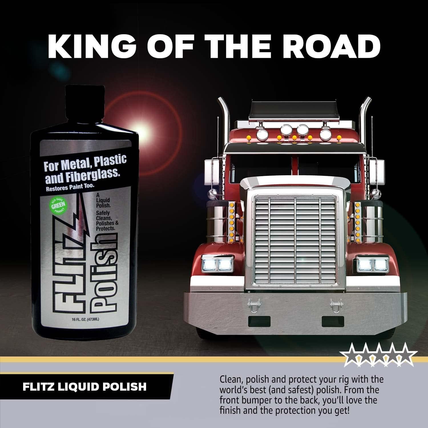 Limpiador y Pulidor Flitz LQ 04506 para Metal y Plástico