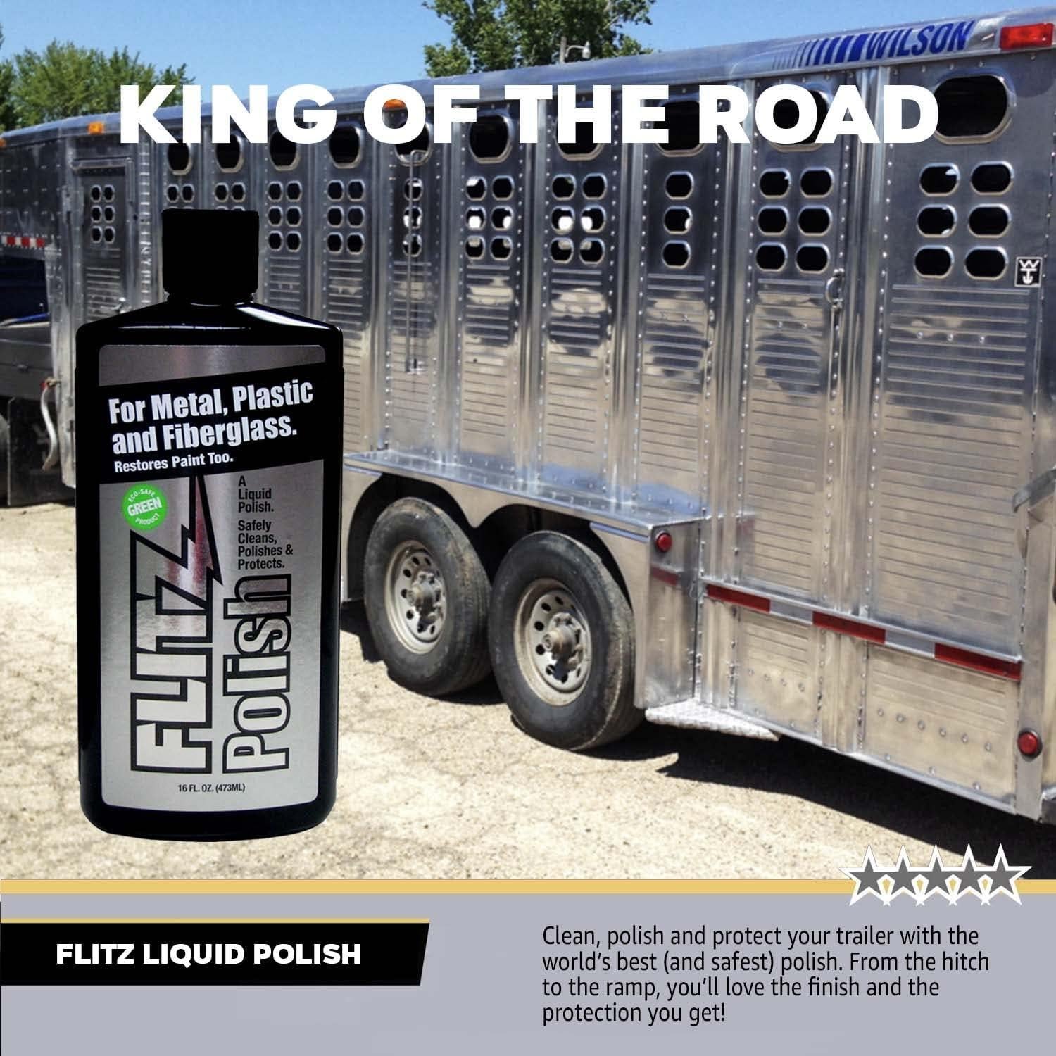 Limpiador y Pulidor Flitz LQ 04506 para Metal y Plástico